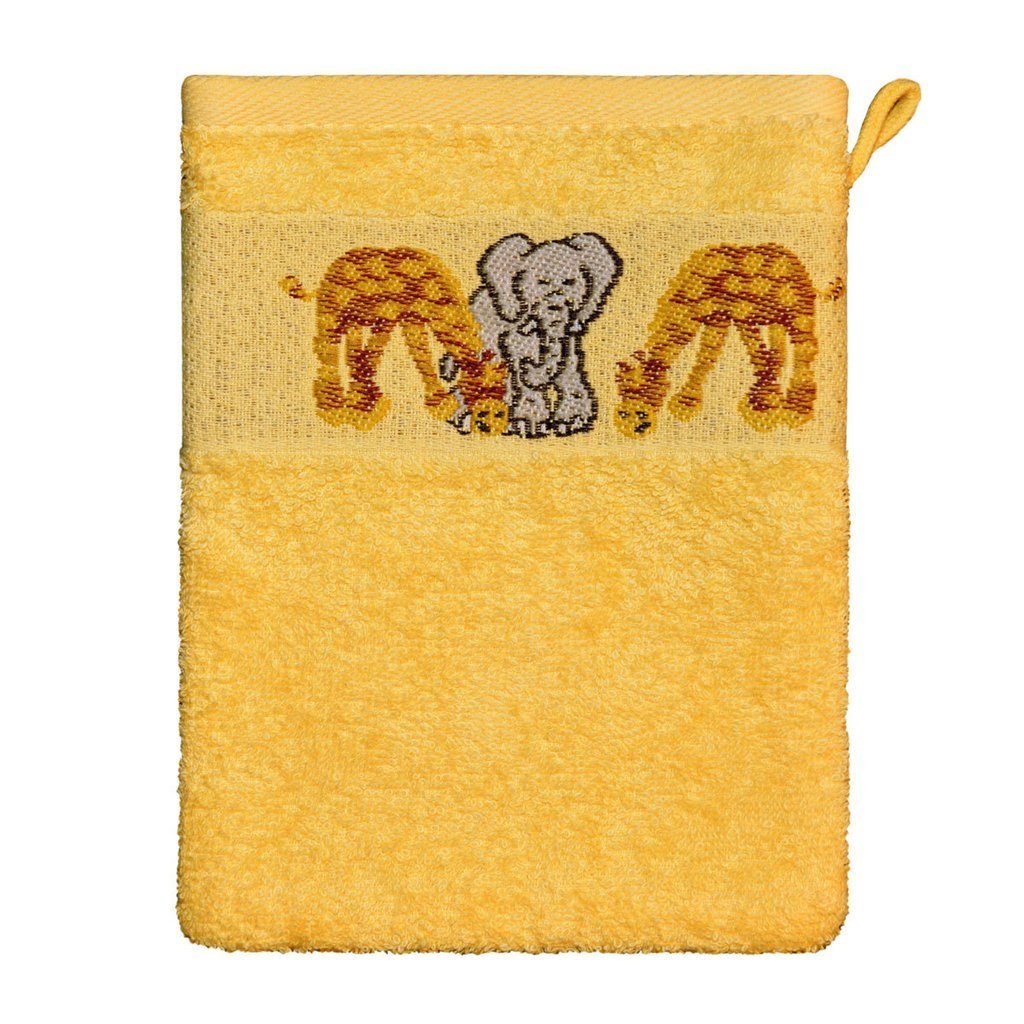 Dyckhoff Handtuch Kinder Frottierserie 'Affe' Gelb, (1-St) günstig online kaufen