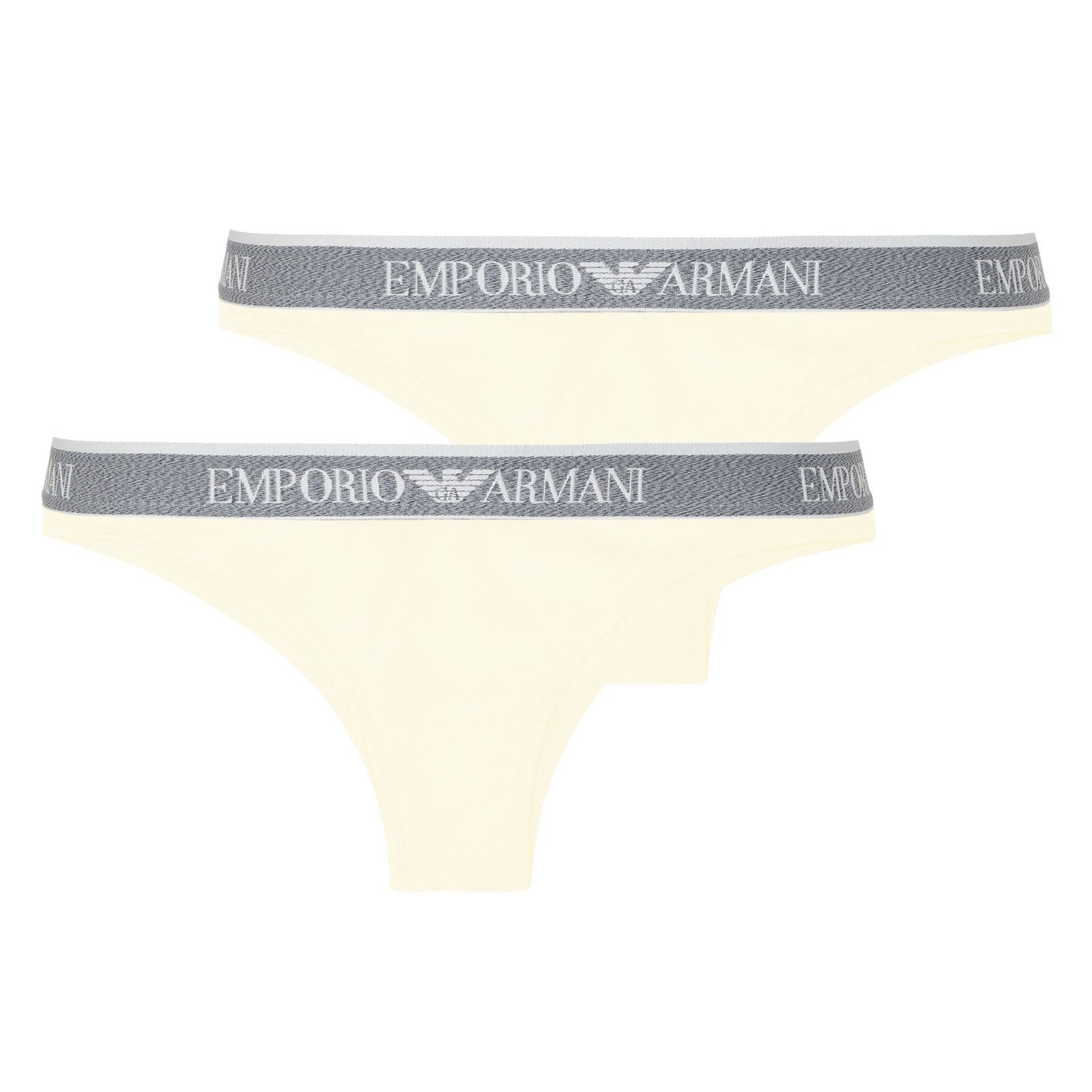 Emporio Armani Brasilslip 2er Pack Brazilian Slip (2-St) mit elastischem Logobund