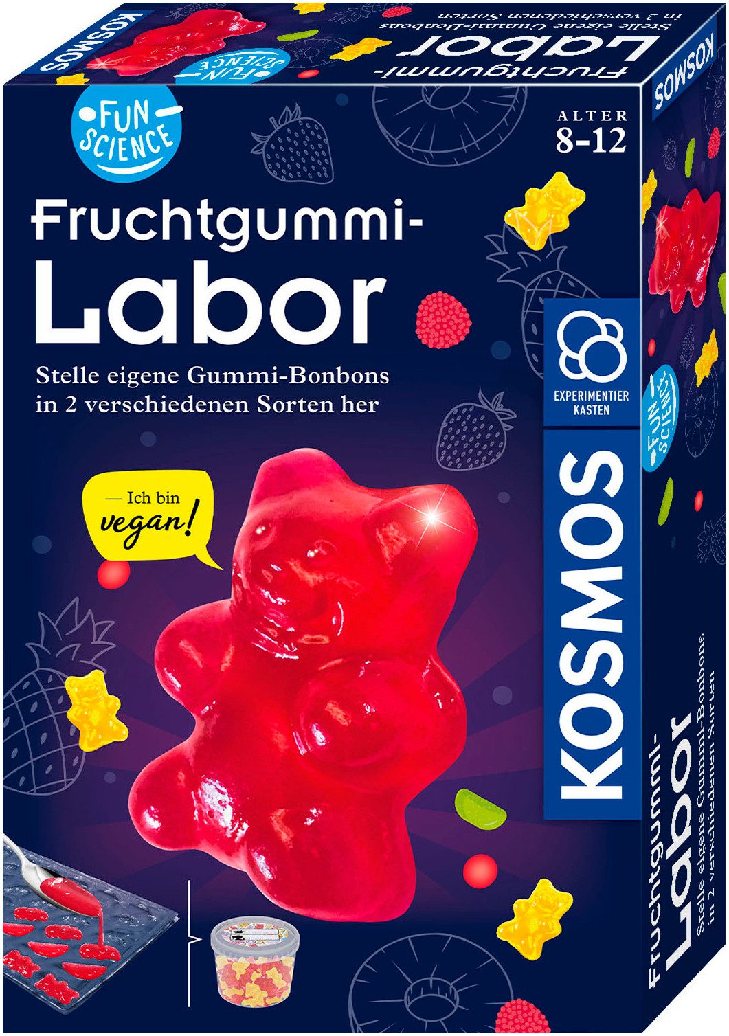 Kosmos Experimentierkasten Fun Science Fruchtgummi-Labor, Made in Germany