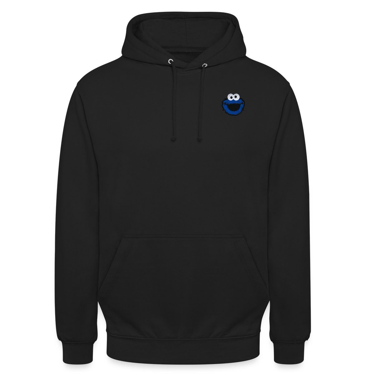 Spreadshirt Hoodie Sesamstraße Stick Krümelmonster Unisex Hoodie (1-tlg)