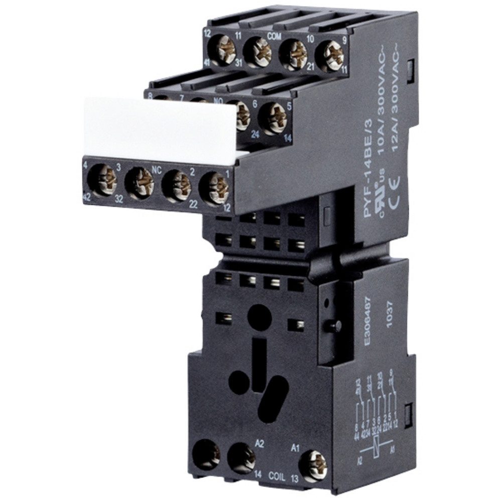 Metz Connect Sicherheitsrelais Fassung 300 V/AC (max) Metz Connect 110175 1 St., (110175)