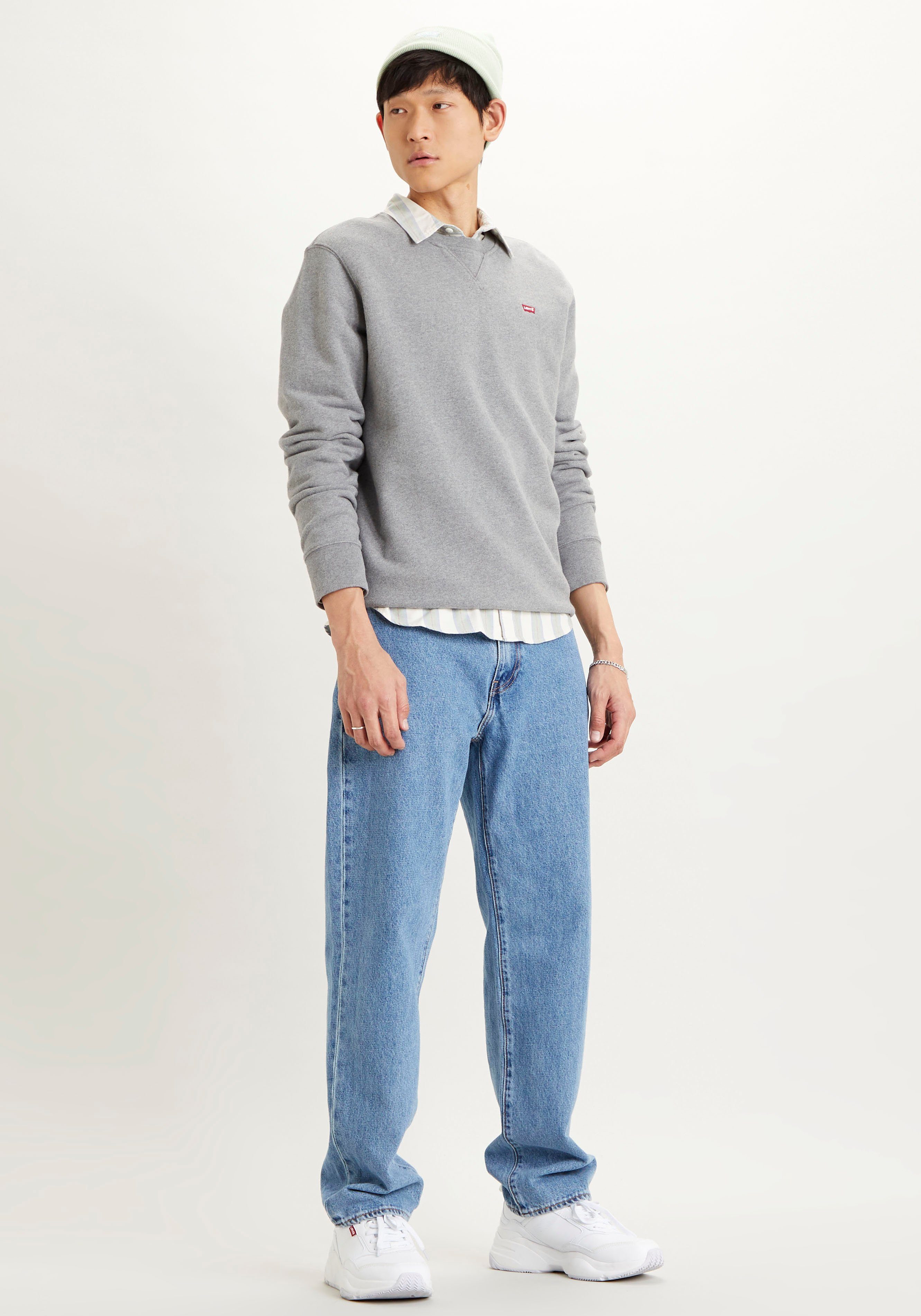 CREW NEW SWEATSHIRT Sweatshirt Levi's® grau-meliert ORIGINAL