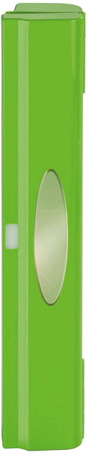 WENKO Folienspender Perfect-Cutter, mit hellgrün Sichtfenster