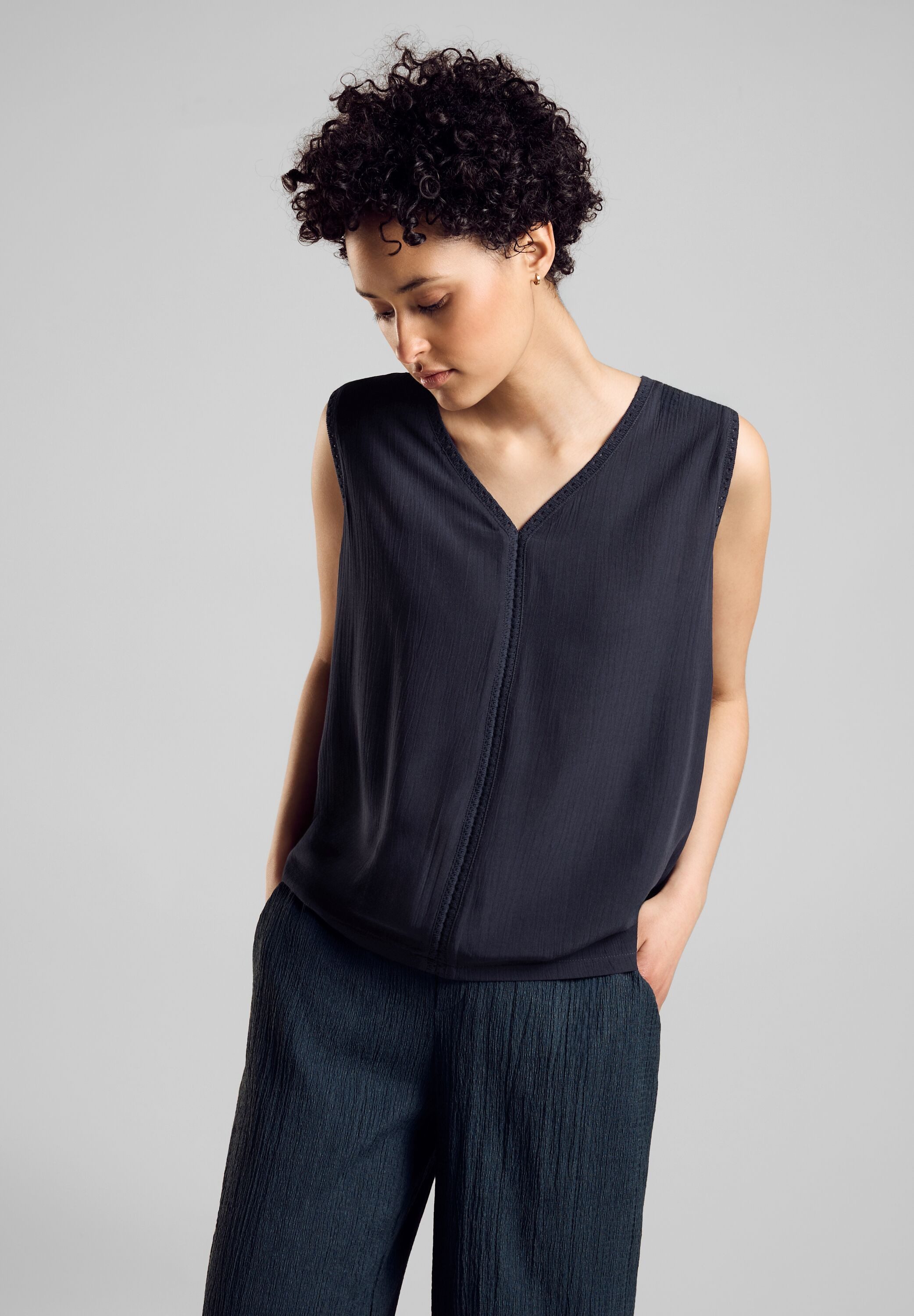 STREET ONE Trägertop mit Struktur