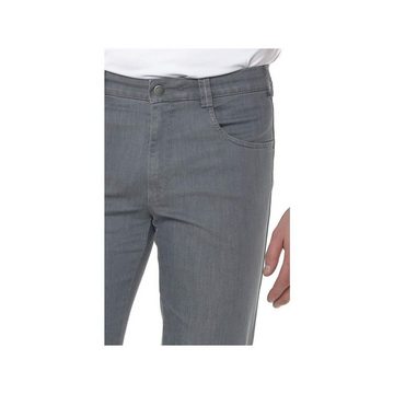 MEYER 5-Pocket-Jeans grau (1-tlg)