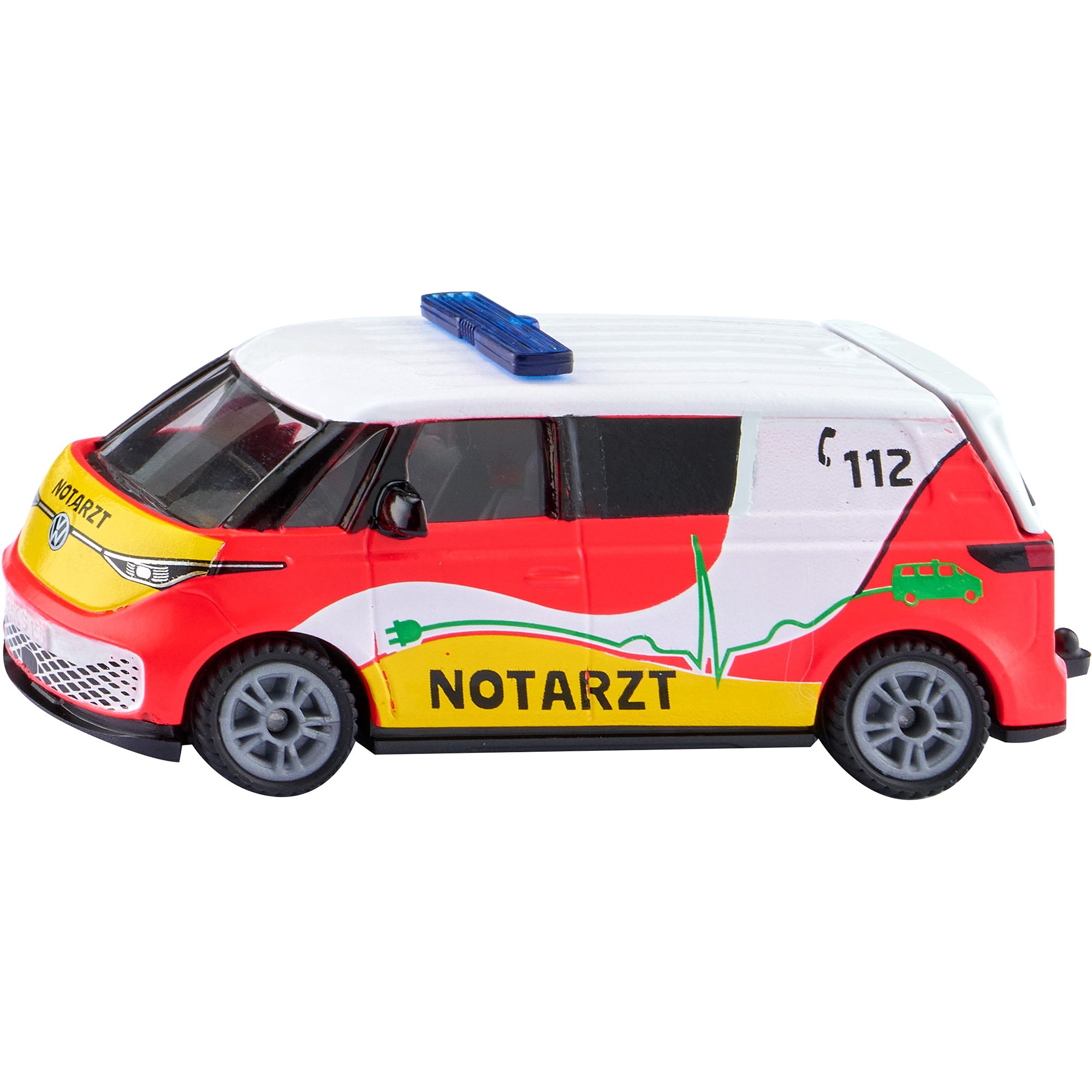 Siku Spielzeug-Auto SIKU BLISTER VW ID. Buzz Krankenwagen, Modellfahrzeug