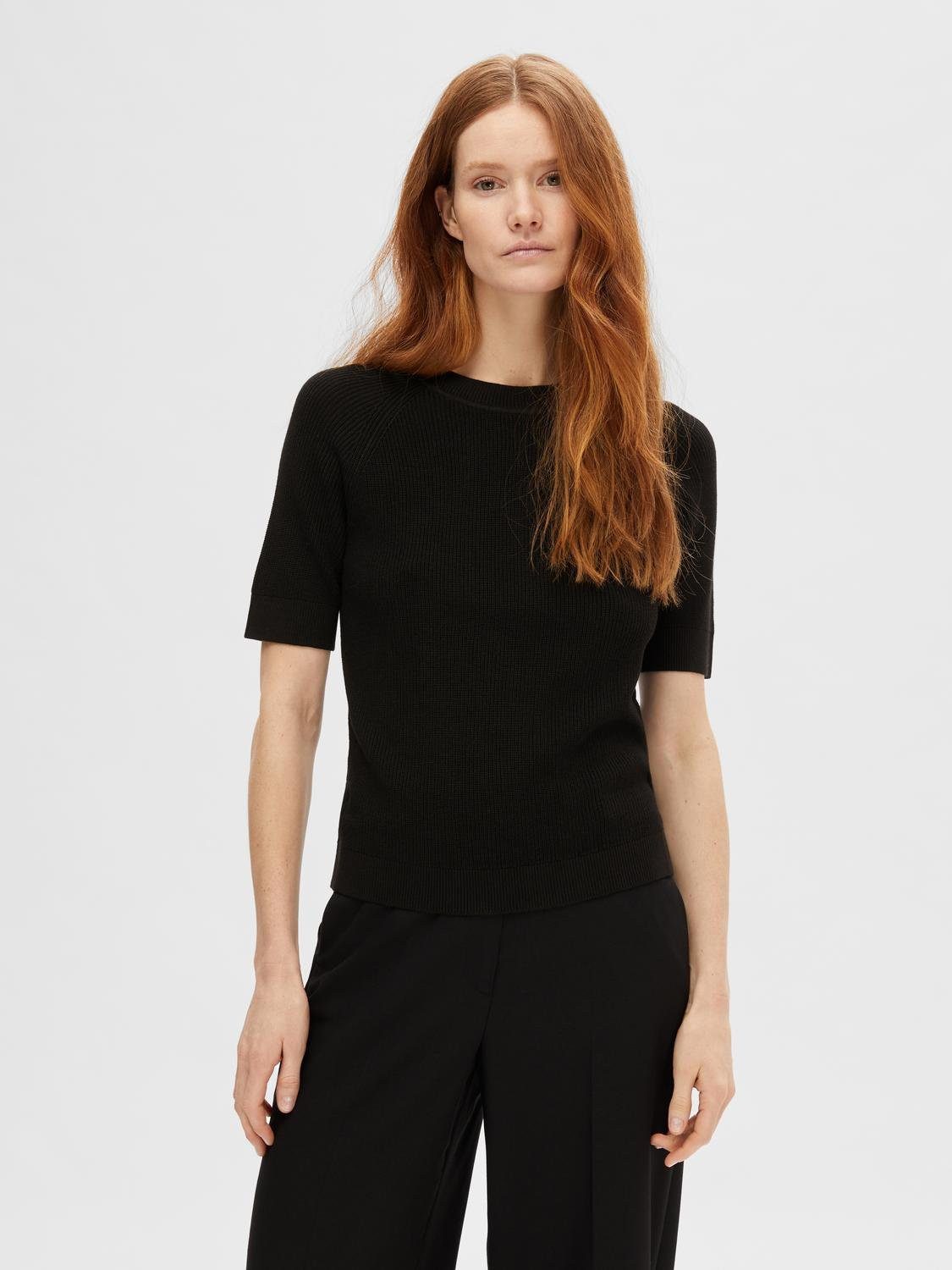 SELECTED FEMME Longpullover Strickpullover mit Rundhalsausschnitt günstig online kaufen