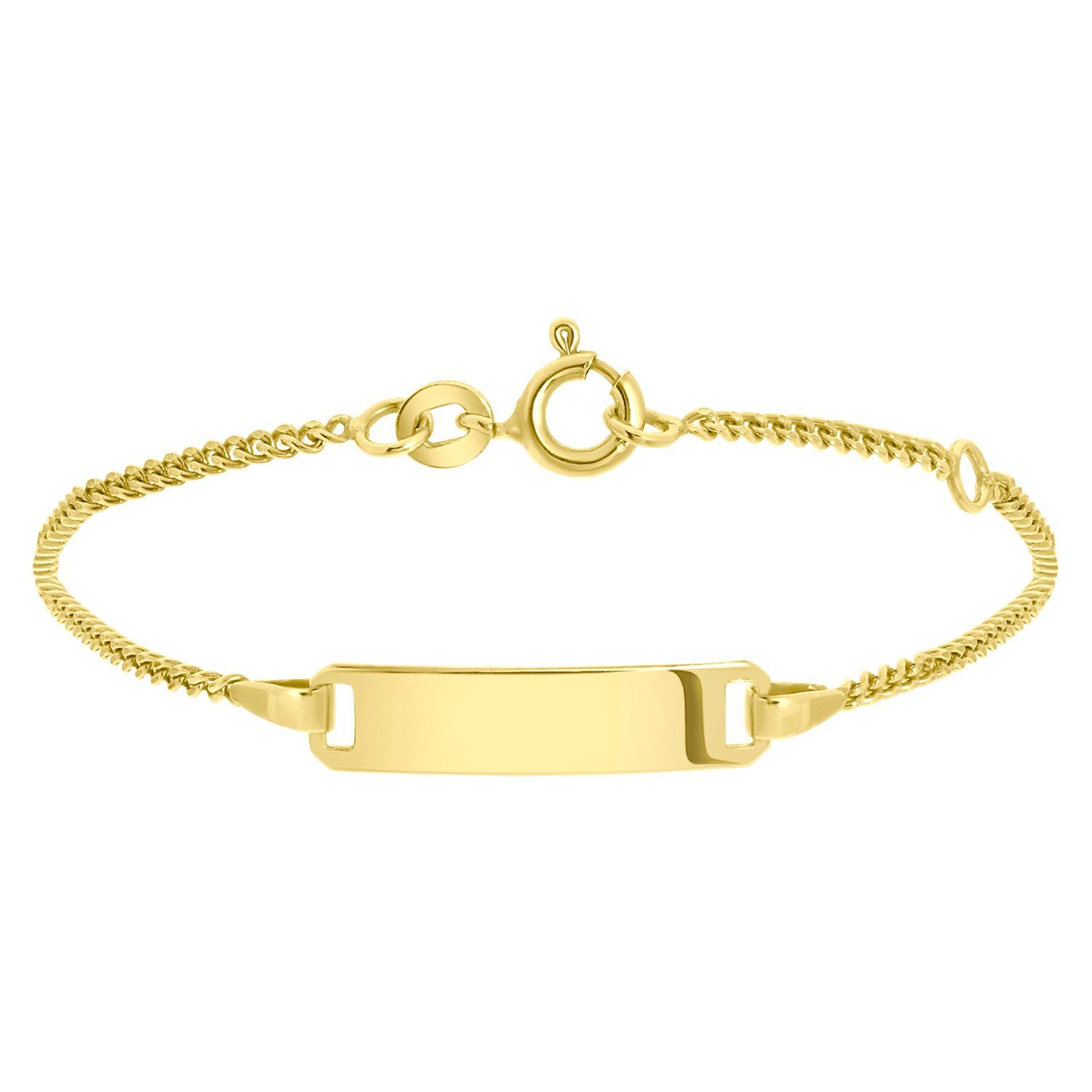 LUCARDI Armband mit Gravur Armband - 925 Silber - Gold - Kinder