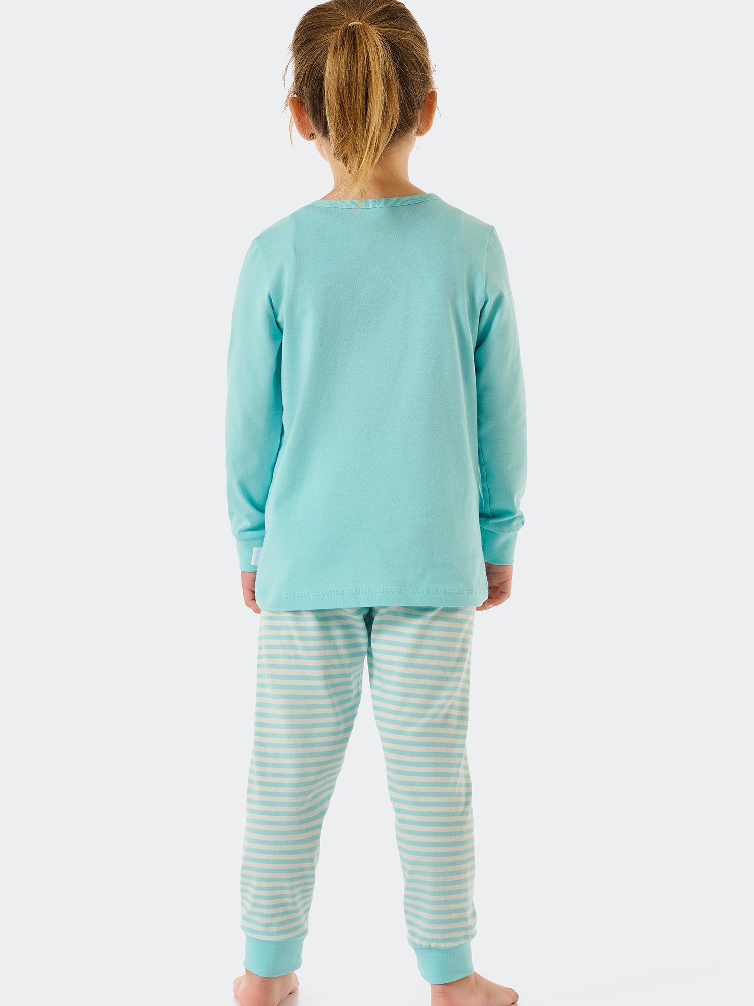 türkis Kids Pyjama Basic Schiesser