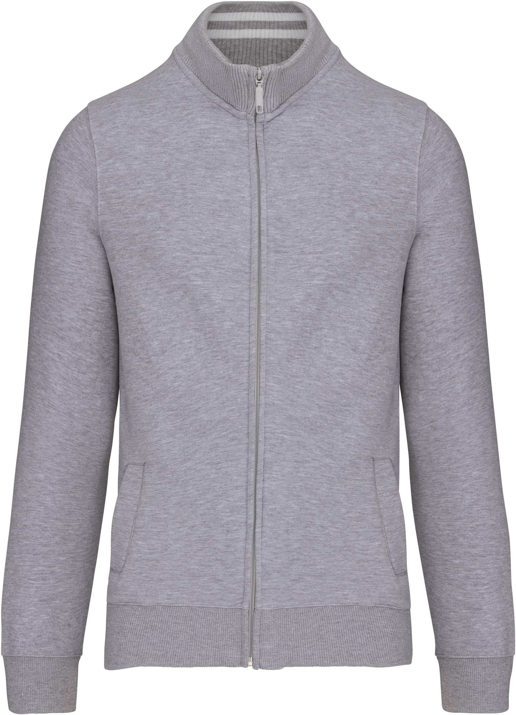 Outdoorjacke Herren Fleece-Sweater mit Reißverschluss