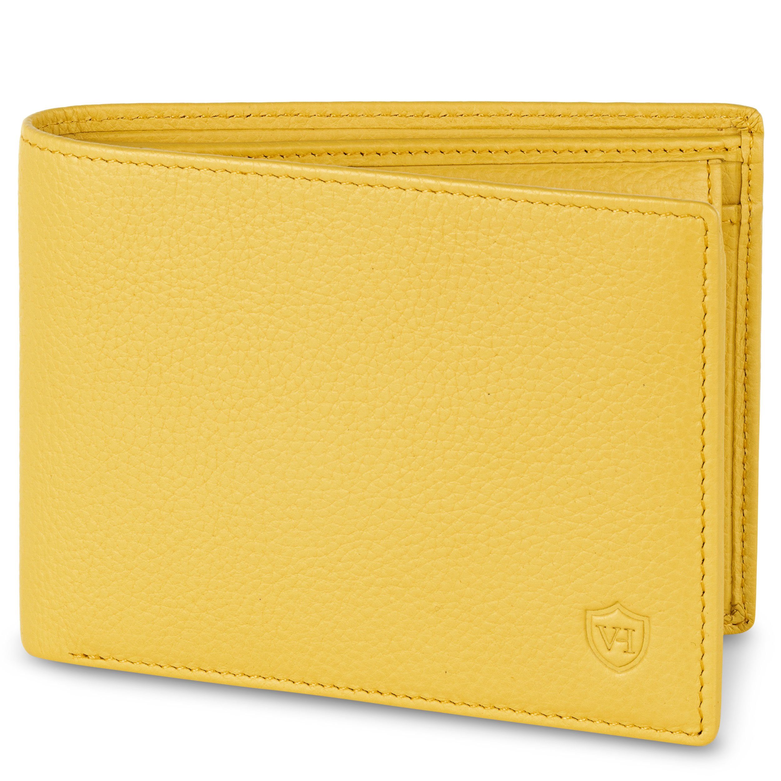 VON HEESEN Geldbörse Geldbeutel im Querformat mit RFID-Schutz und 13 Kartenfächer, Portemonnaie inkl. RFID-Schutz & Geschenkbox