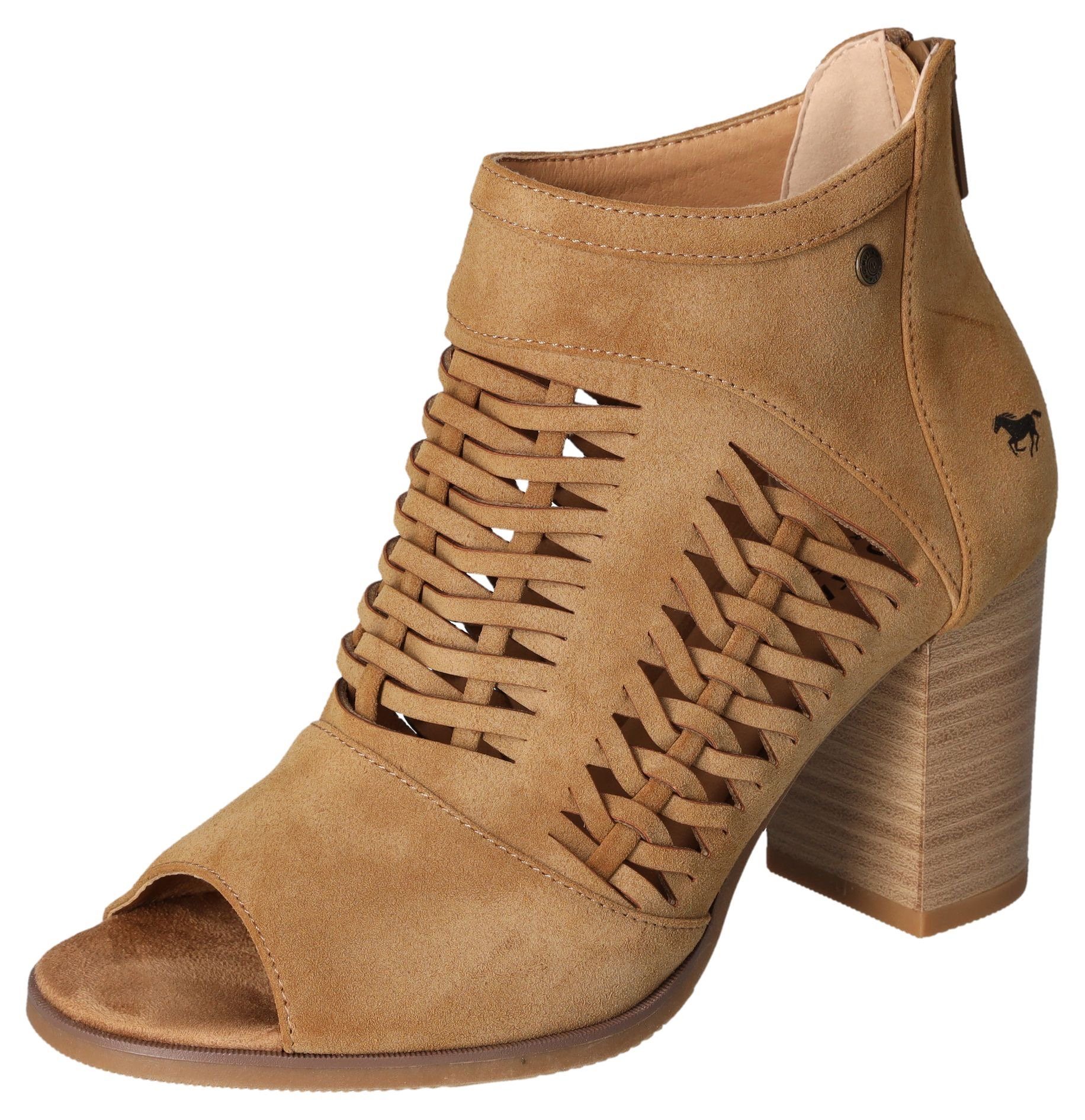 Mustang Shoes Sandalette, Sommerschuh, Sandale, mit praktischem Fersenreißv günstig online kaufen