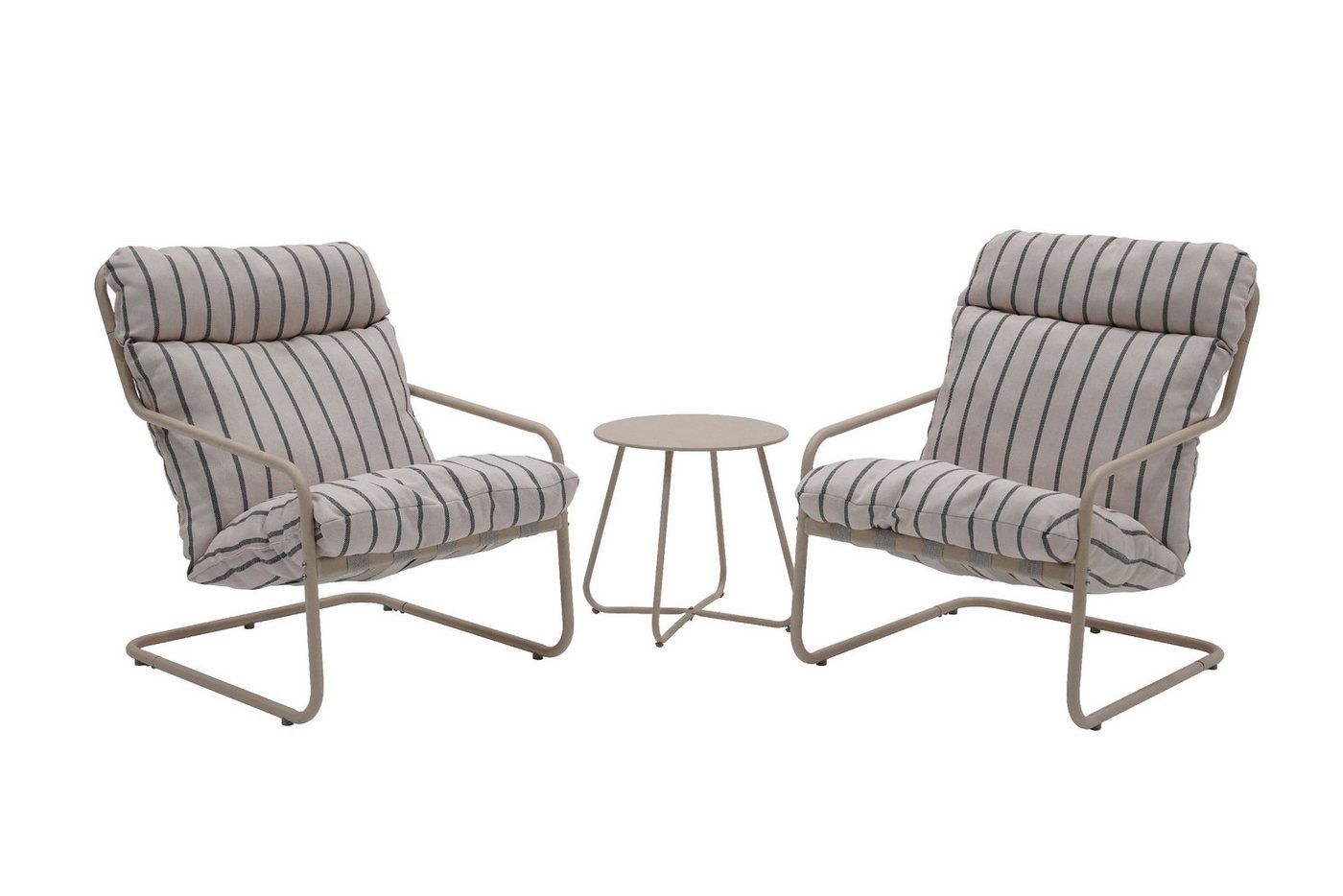 casa NOVA Gartenlounge-Set casa NOVA Lounge-Set OSLO beige Gartenset Loungemöbel Gartenmöbel