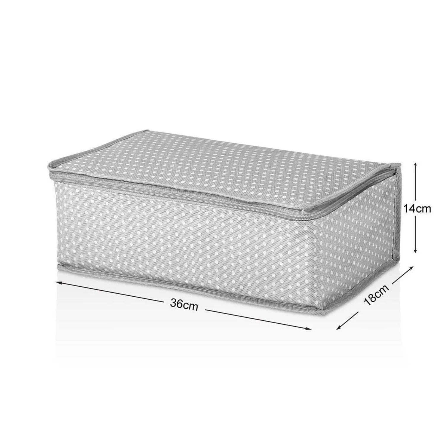 Jungengel Taschenorganizer Koffer Organizer Set 6-teilig Reise Taschenbeutel Grau Punkte (Reise-Organizer-Set / Koffer-Innenorganizer-Set, 6-tlg., 6-teiliges Ko – Bild 4 von 5