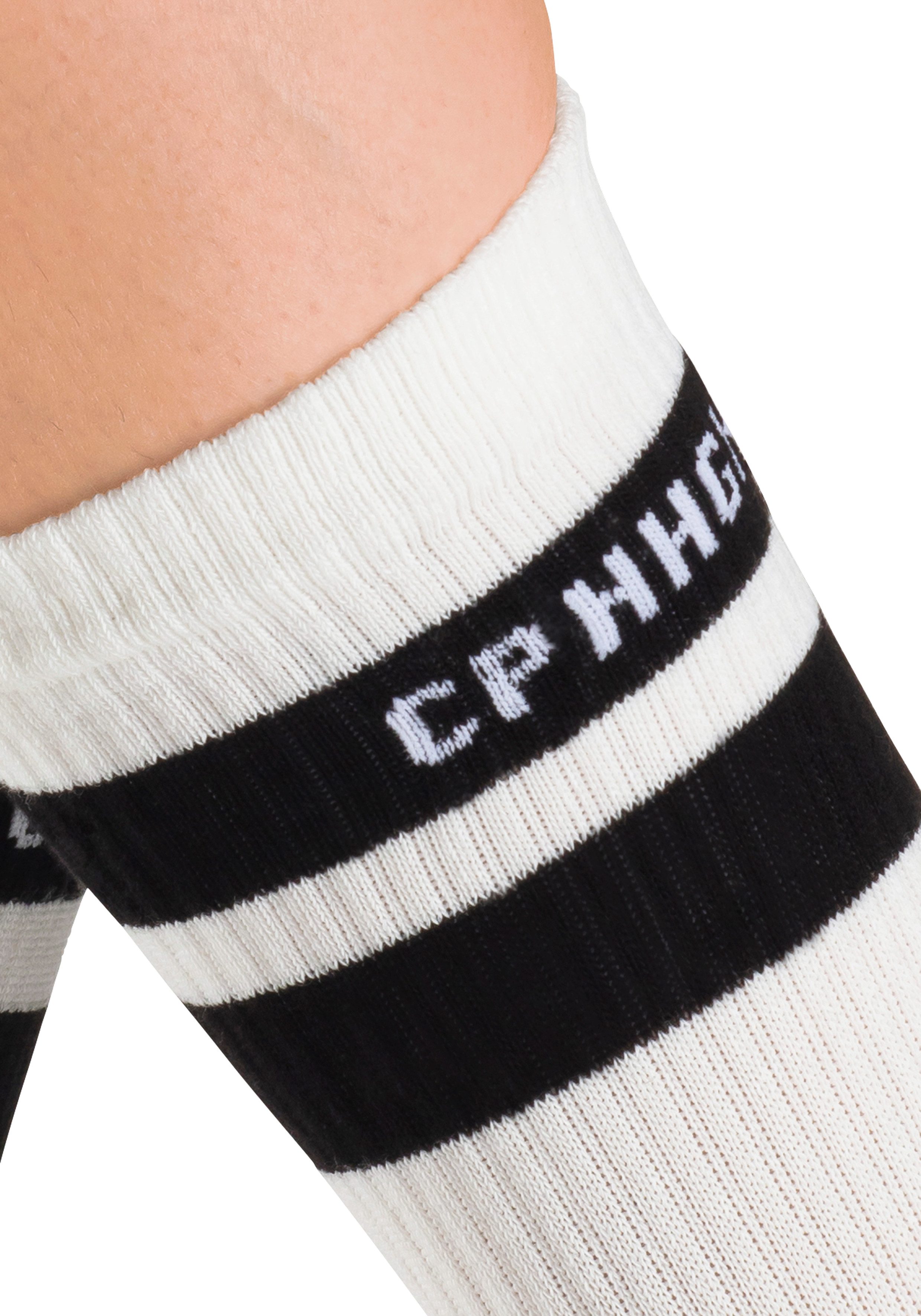 Copenhagen Studios Tennissocken (Packung, 3-Paar) mit Streifendesign und Vollfrottee