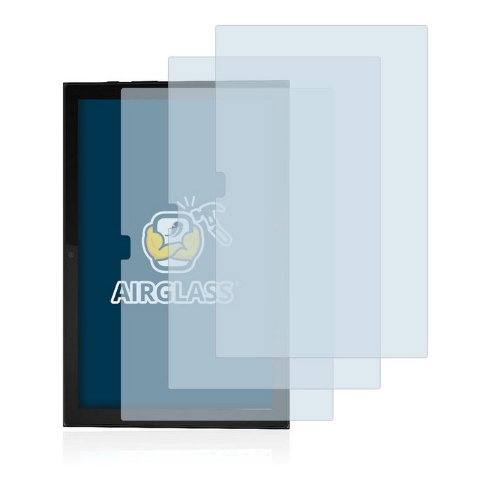 BROTECT flexible Panzerglasfolie für Lenovo IdeaPad Duet 3i Displayschutzglas 3 Stück Schutzglas Glasfolie klar