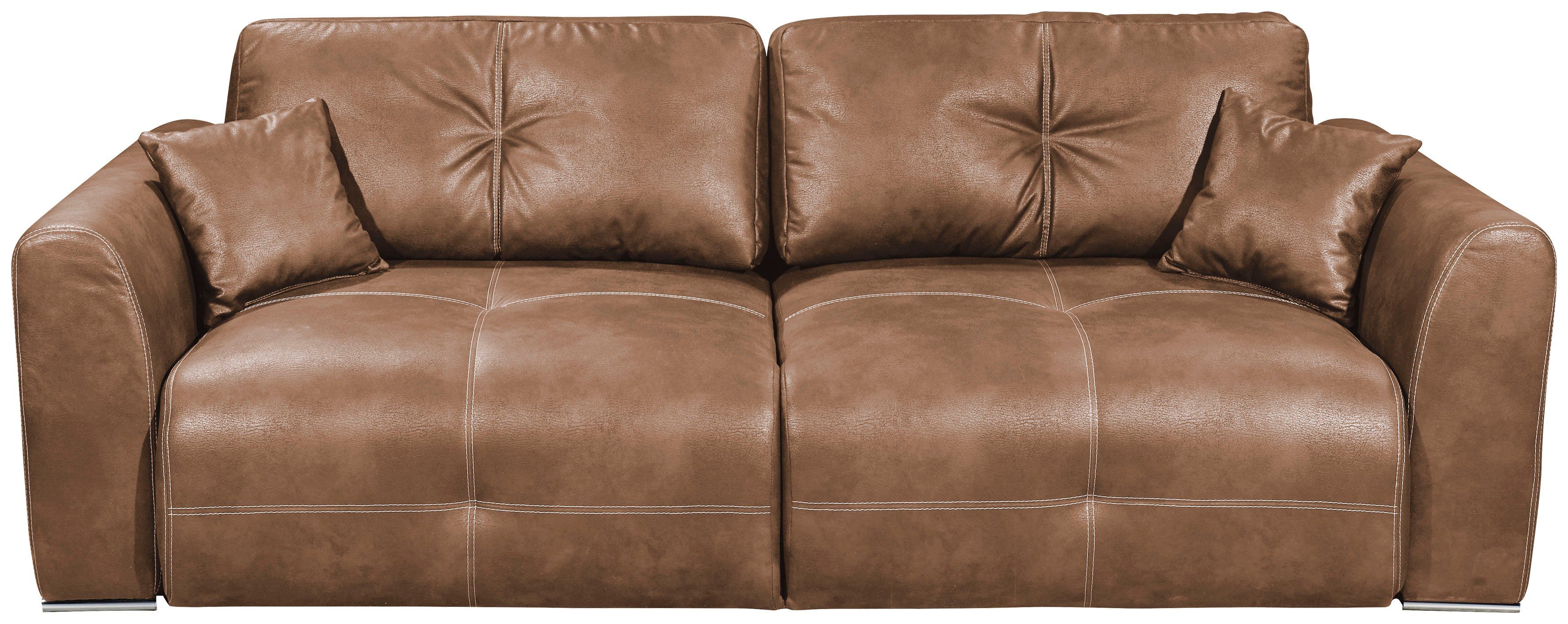 ED EXCITING DESIGN Schlafsofa Dolan, mit Bettkasten & 2 Zierkissen