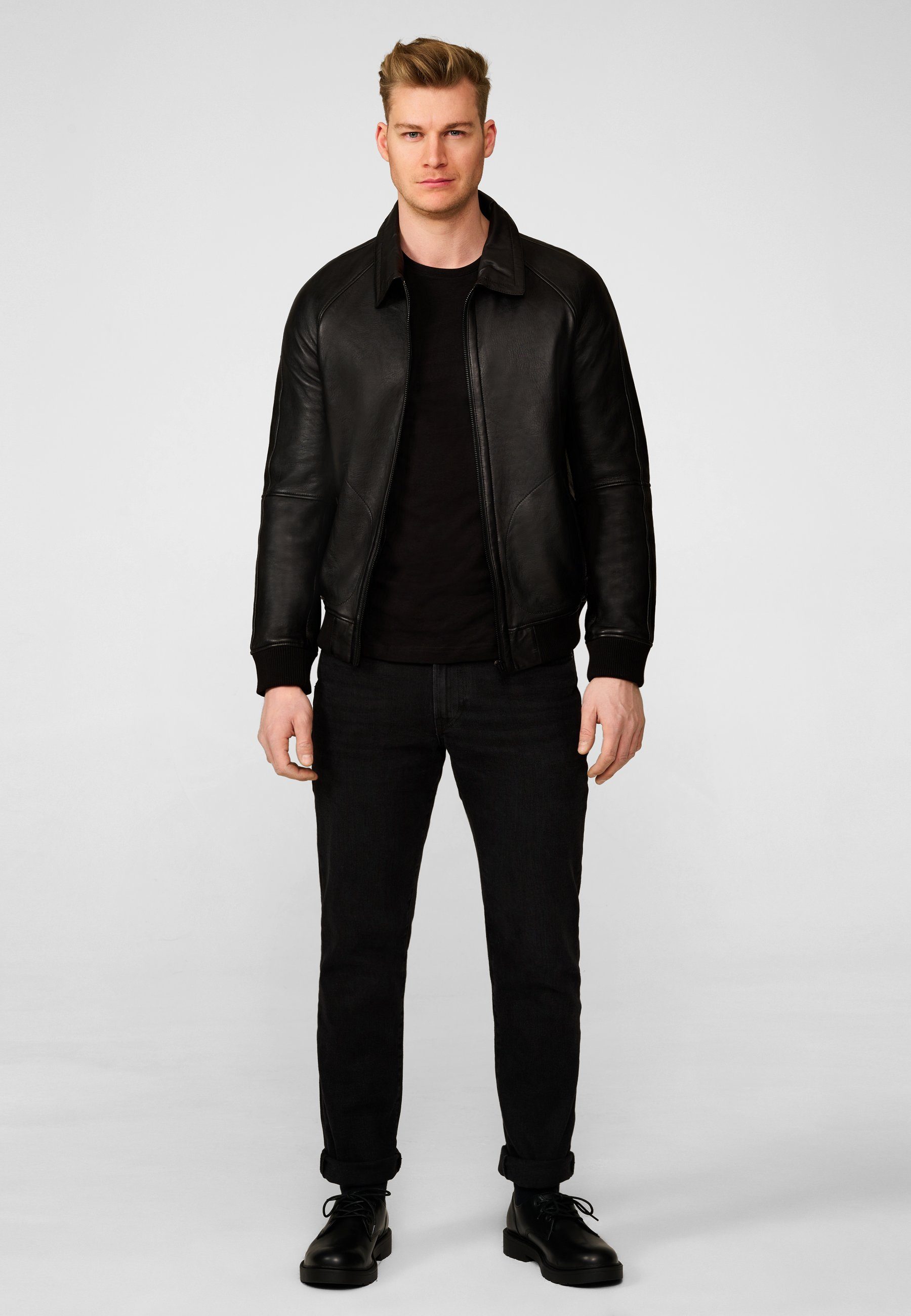 RICANO Lederjacke Ben Hochwertiges Lamm-Nappa-Leder günstig online kaufen