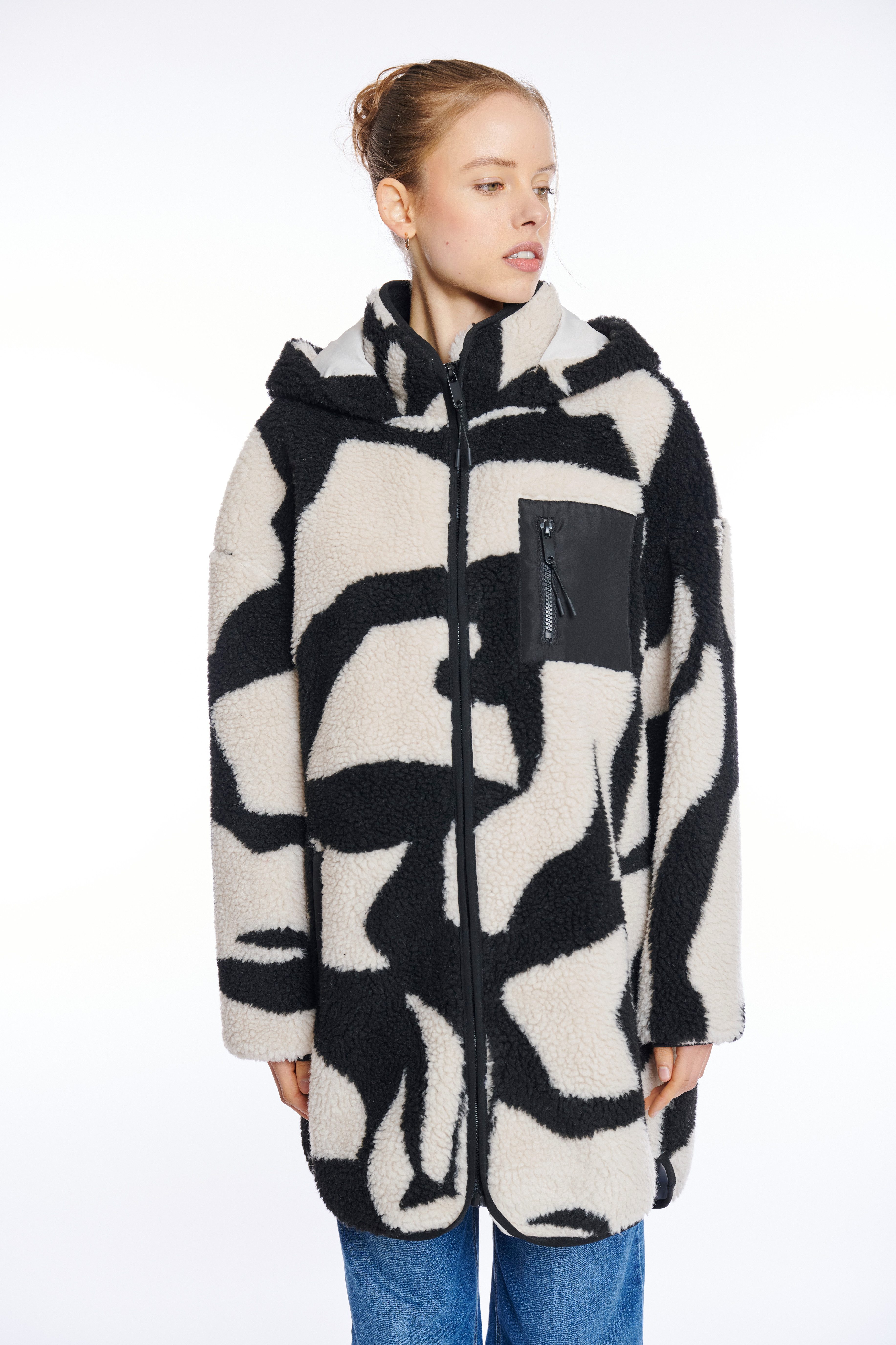 HaILY’S Kapuzenplüschjacke LS P JK Te44ddy günstig online kaufen