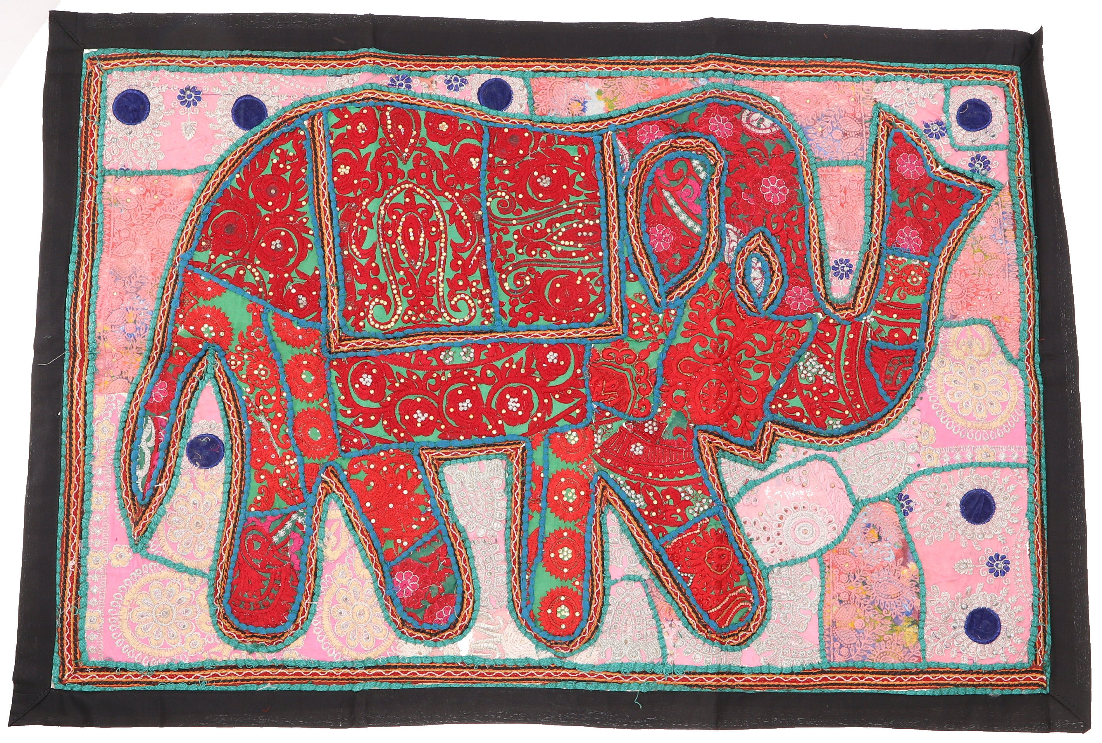 Wandteppich Orientalischer Elefant Tischläufer, Wandbehang,.., Guru-Shop, Höhe: 95 mm