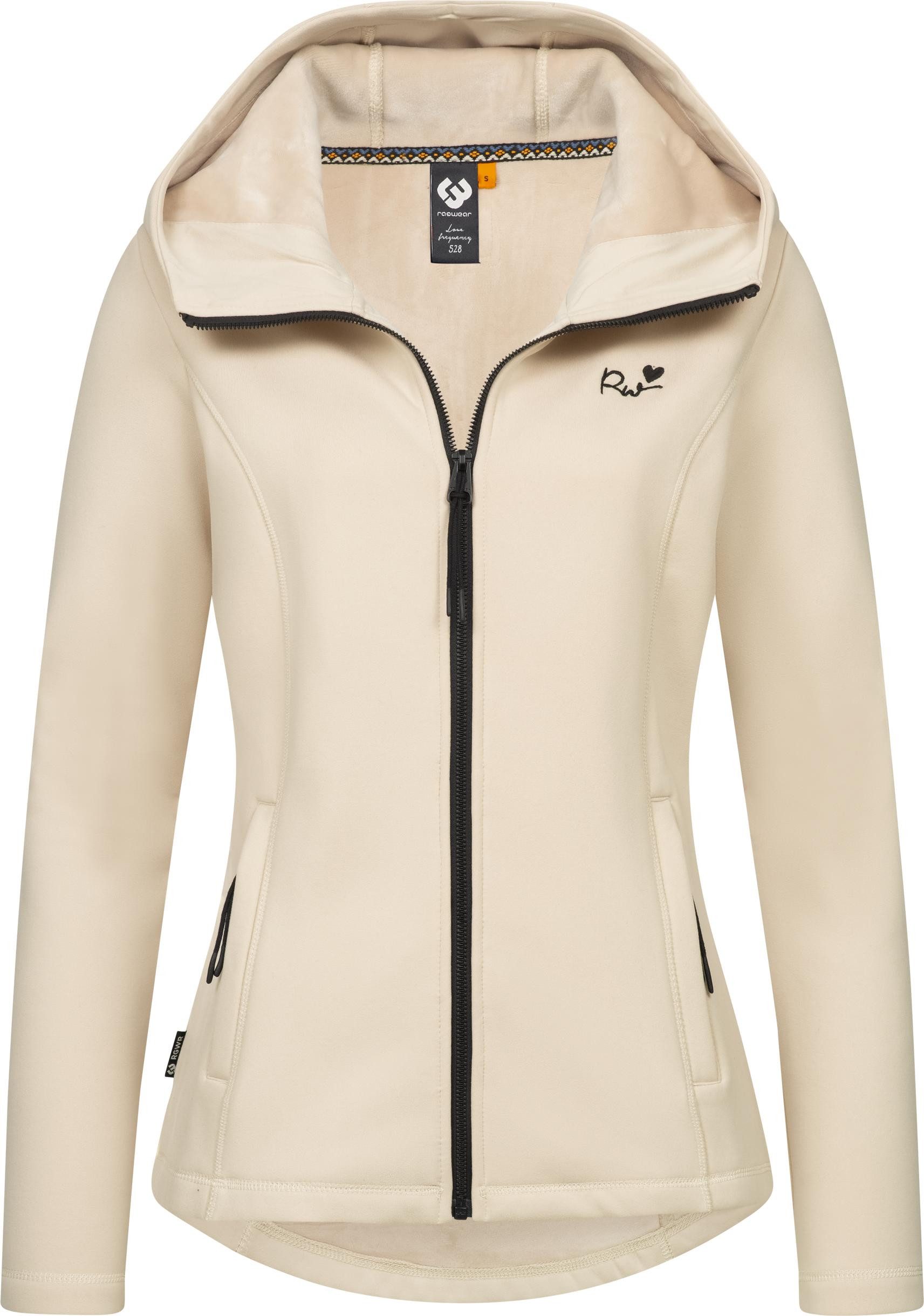 Ragwear Kapuzensweatjacke "Lyshka", Sportliche weiche und elastische Kapuze günstig online kaufen