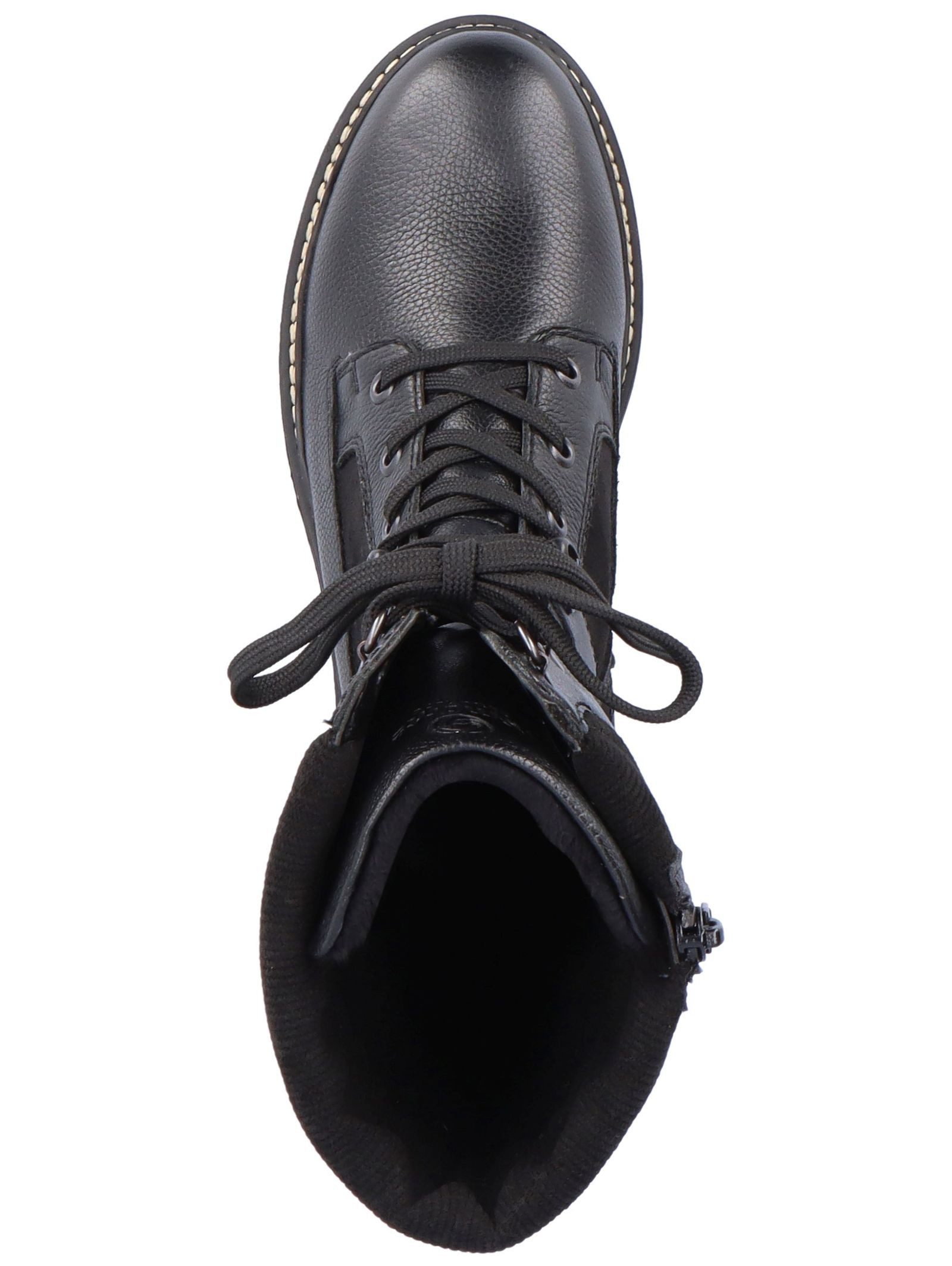 Remonte Remonte Stiefel Glattleder Schnürstiefel