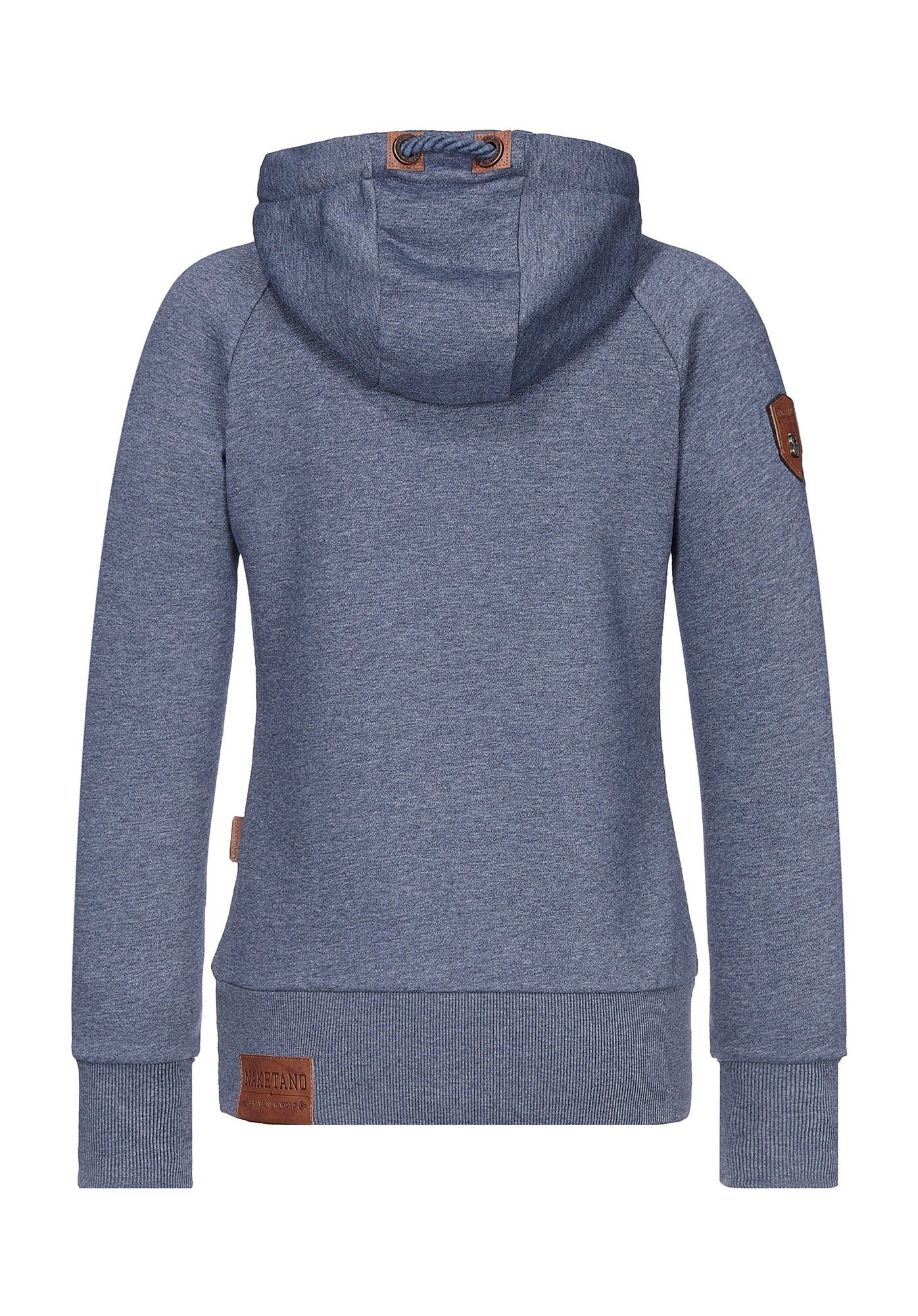 naketano Hoodie Kapuzenpullover Damen Baumwolle, weich, Kapuze, Kängurutasche (Spar-Set, Mandy Spezial) Hoodie, weiche Sweatware, Rippbündchen, Streetwear, Loungewear
