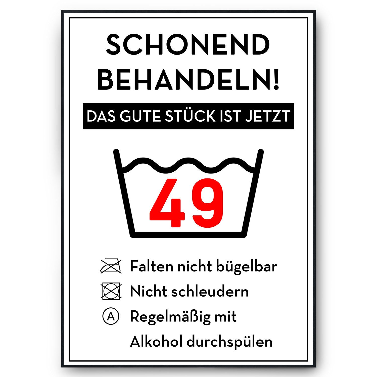 Tigerlino Poster Geburtstag Geschenk Urkunde Lustig günstig online kaufen
