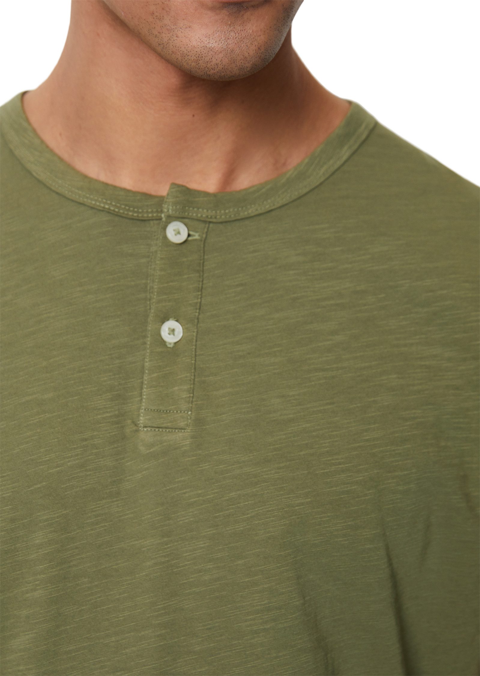 Marc O'Polo Henleyshirt mit Knopfleiste vorne günstig online kaufen