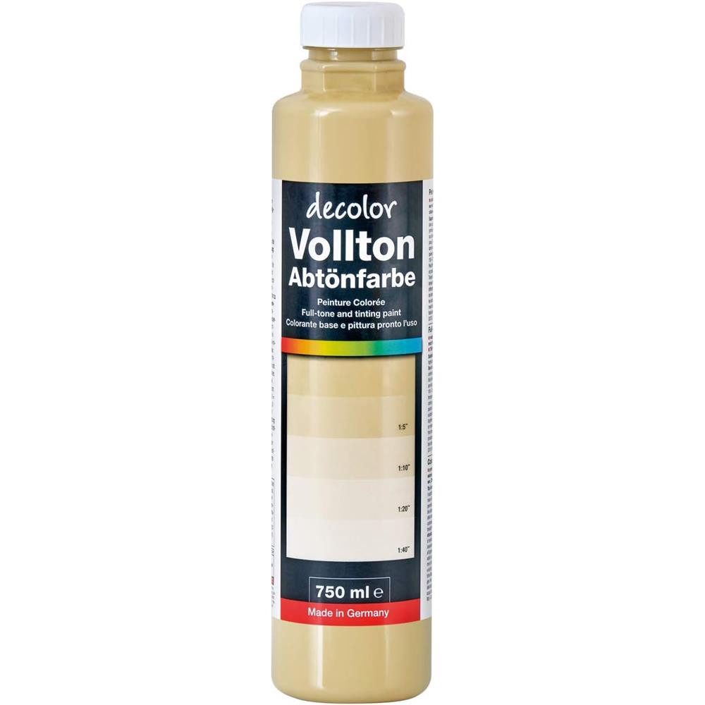 PUFAS Vollton- und Abtönfarbe decolor, Elfenbein 750 ml