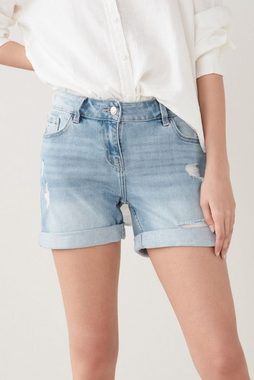 Next Jeansshorts Boy-Shorts aus Denim, Kurzgröße (1-tlg)