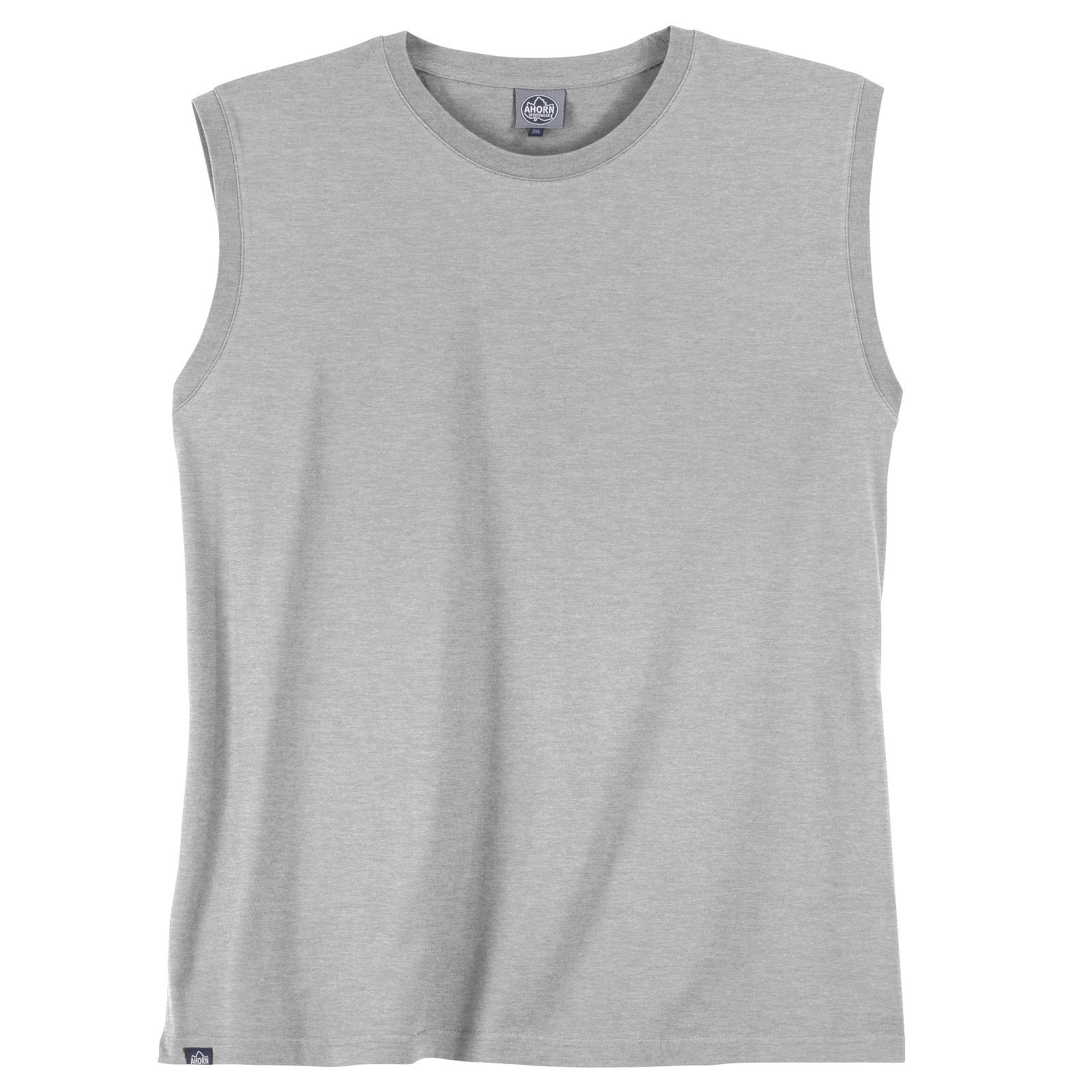 AHORN SPORTSWEAR Muscleshirt Große Größen Herren Tanktop grau melange Ahorn Sportswear