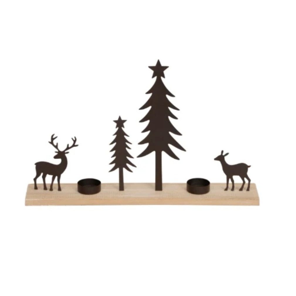 Posiwio Настольные лампы Baum Landschaft L40cm Leiste aus Holz/Metall
