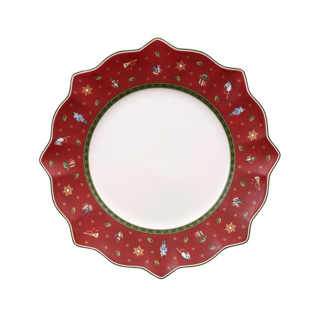 Villeroy & Boch Speiseteller Toy's Delight Speiseteller rot, (1 St)