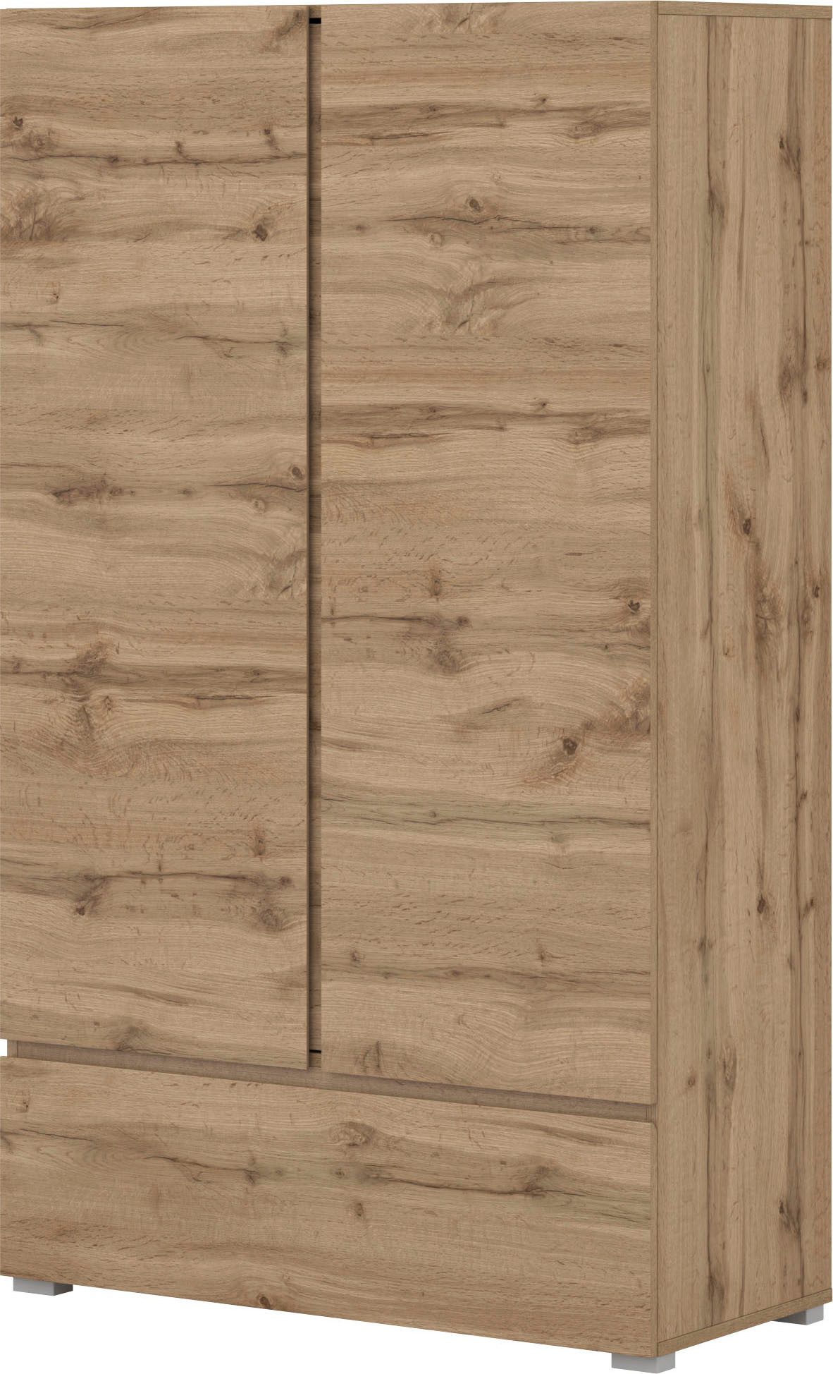 OTTO home Mehrzweckschrank Metric,Breite 89 cm, Highboard, Universalschrank, Garderobe Waescheschrank mit viel Stauraum, Einlegeböden verstellbar