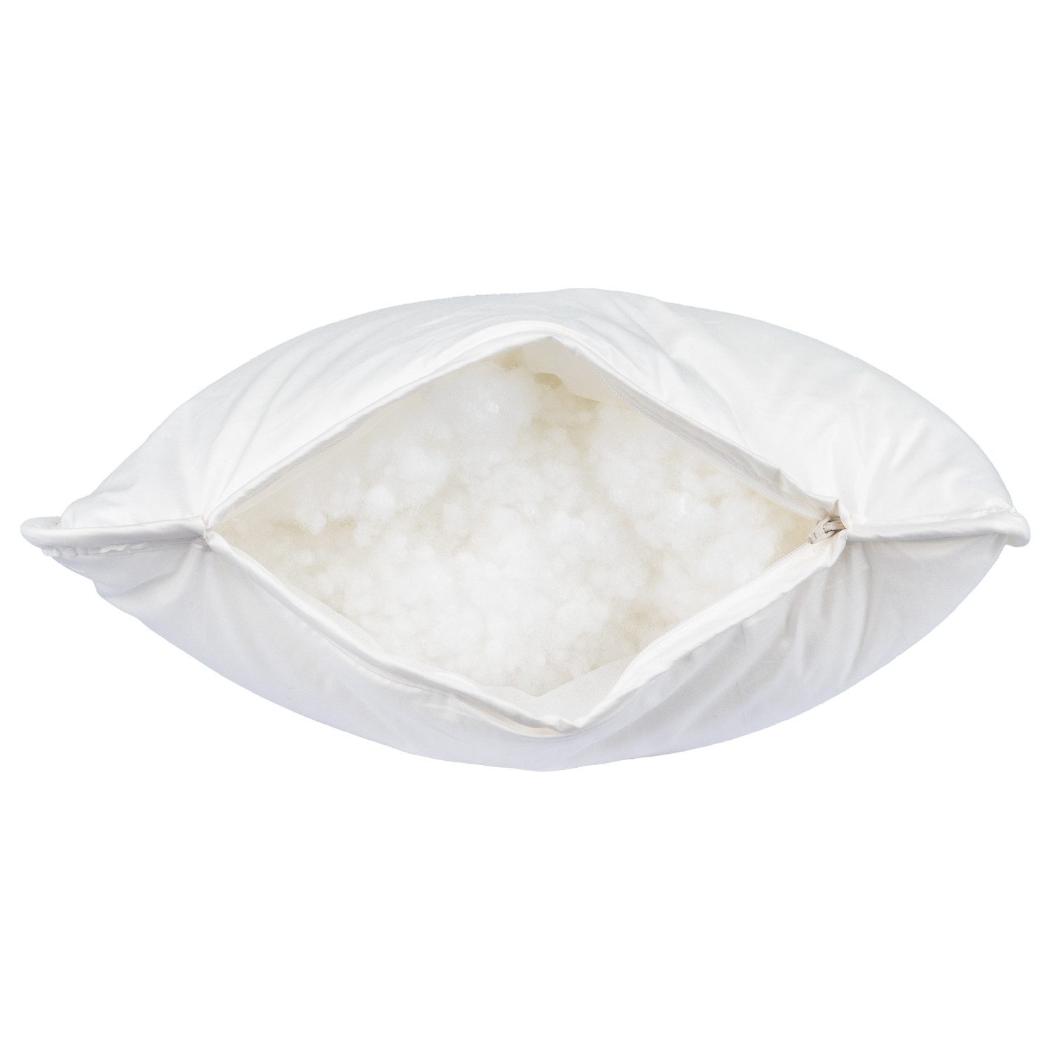 Traumschloss Microfaserkissen Premium, Füllung: 100% Polyester Faserbällchen, Bezug: 100% Baumwolle, Rückenschläfer, Seitenschläfer, Bauchschläfer, extrem leicht, luftig und anschmiegsam