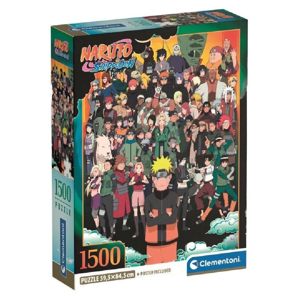 Clementoni® Puzzle Naruto Shippuden puzzle 1500pcs, Puzzleteile