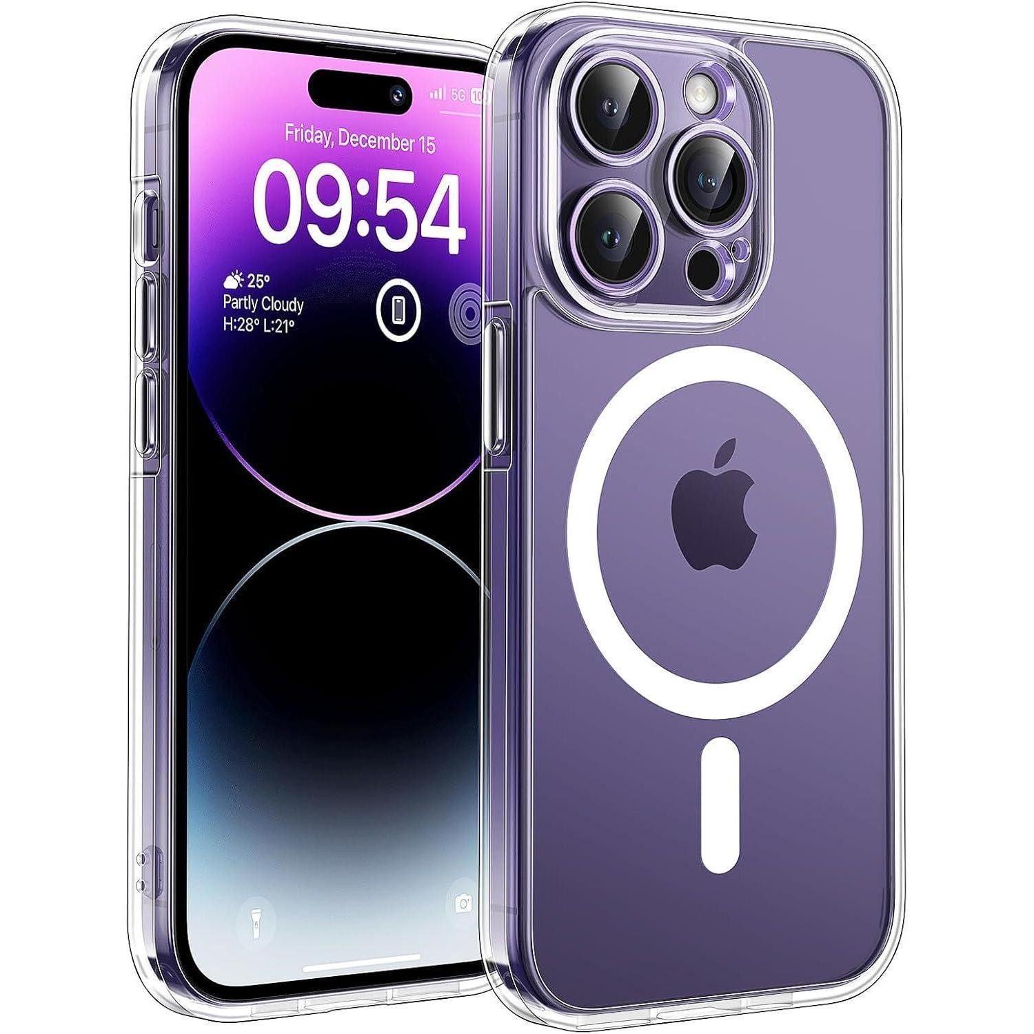 LuxusKollektion Handyhülle Hülle iPhone 14 Pro Max MagSafe Kristallklar Transparent
