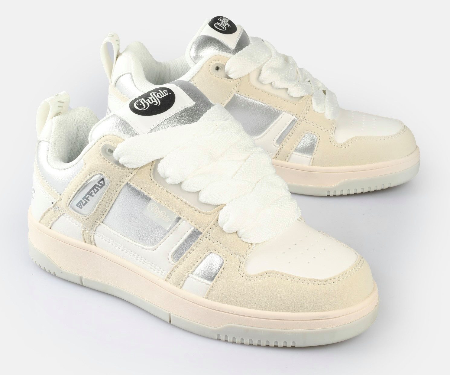 Buffalo Azalia LO Plateausneaker Basketsneaker, Halbschuh, Schnürschuh mit Memory Foam Innensohle