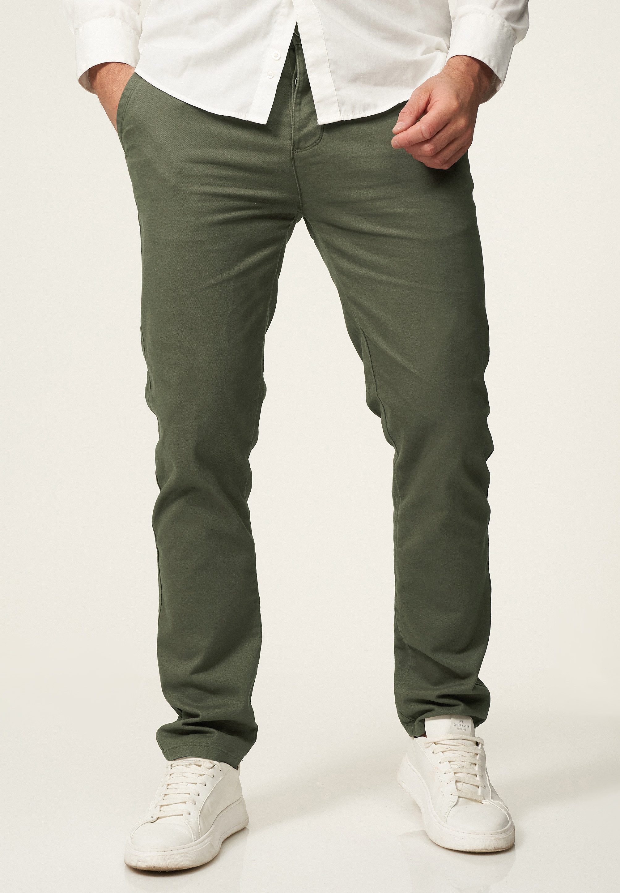 DAILY COTTON Chinohose DCPROVO Herren Chino Hose Elastische Jeans Stoffhose Slim-Fit Casual Business – Bild 4 von 5