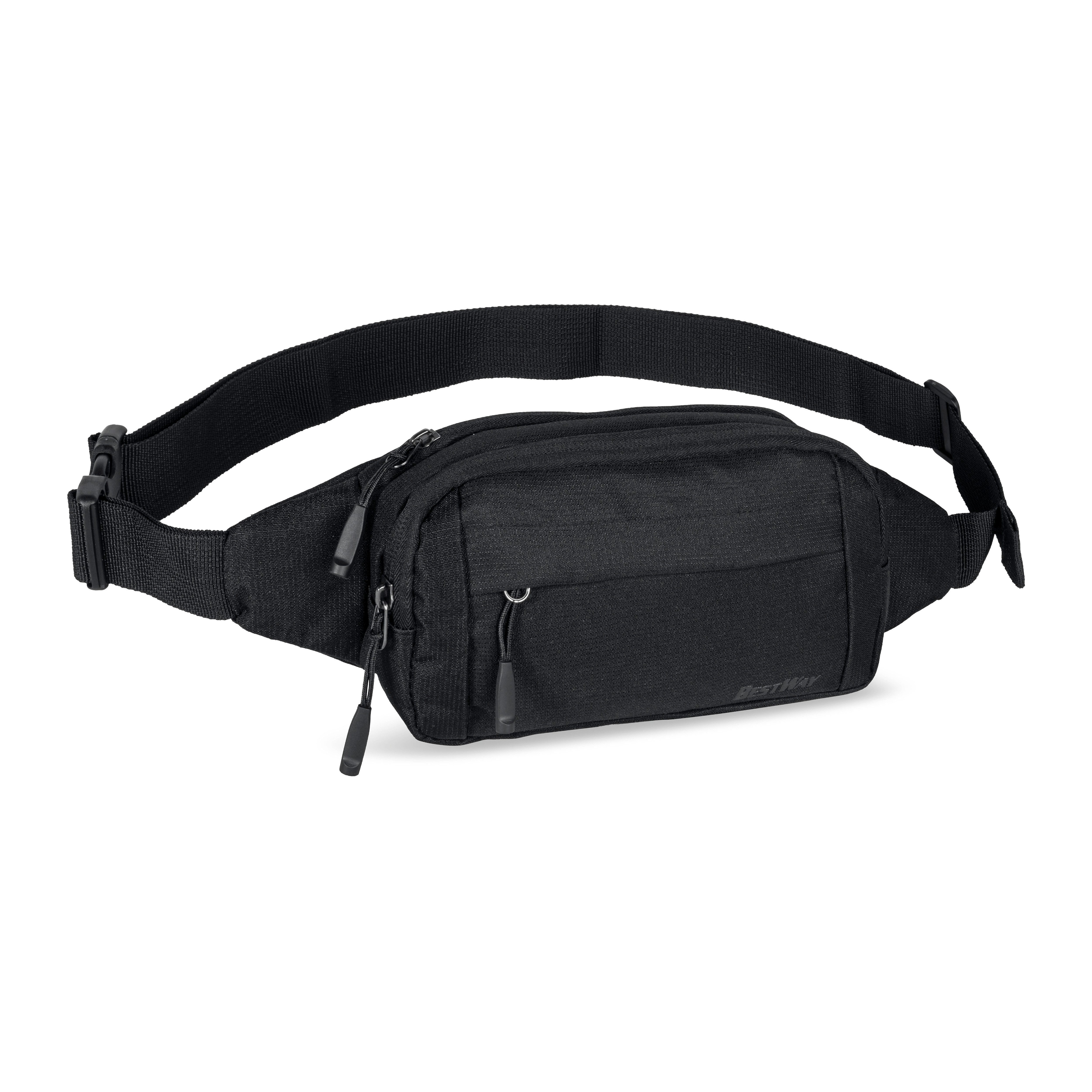 BestWay Bags Bauchtasche Bauchtasche, Schlüsselclip