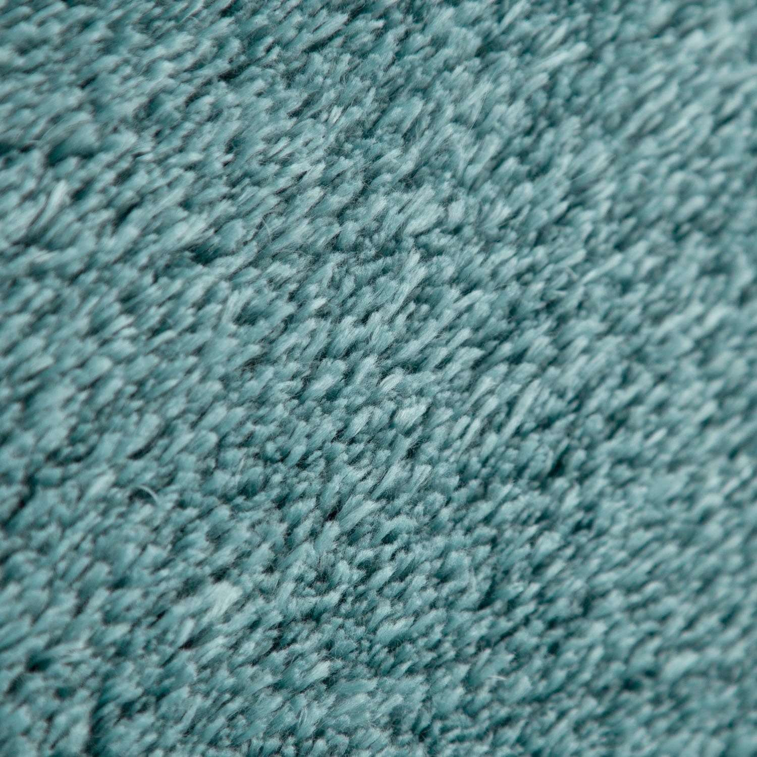 Teppich Cadiz erhältlich Home, Höhe: weich, mm, 630, auch rechteckig, 22 besonders Paco als türkis waschbar, Läufer Uni-Farben