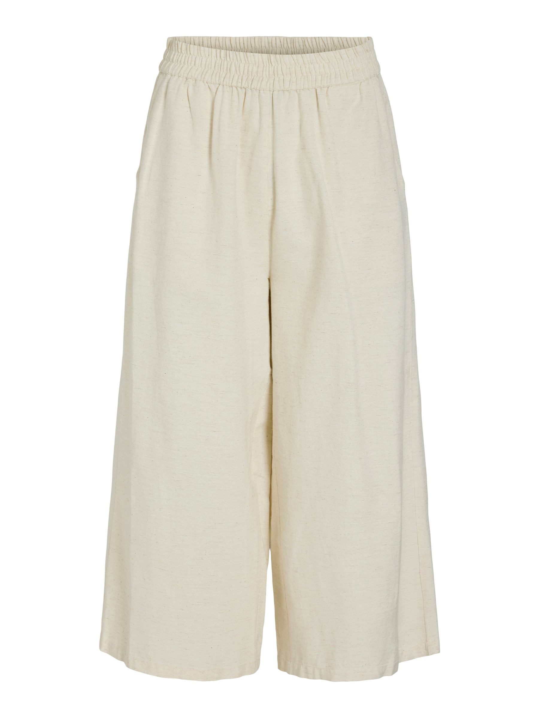 Vila Stoffhose Weites Design Culotte- mit elastischem Bund VIPRISILLA HW CULOTTE PANTS/1