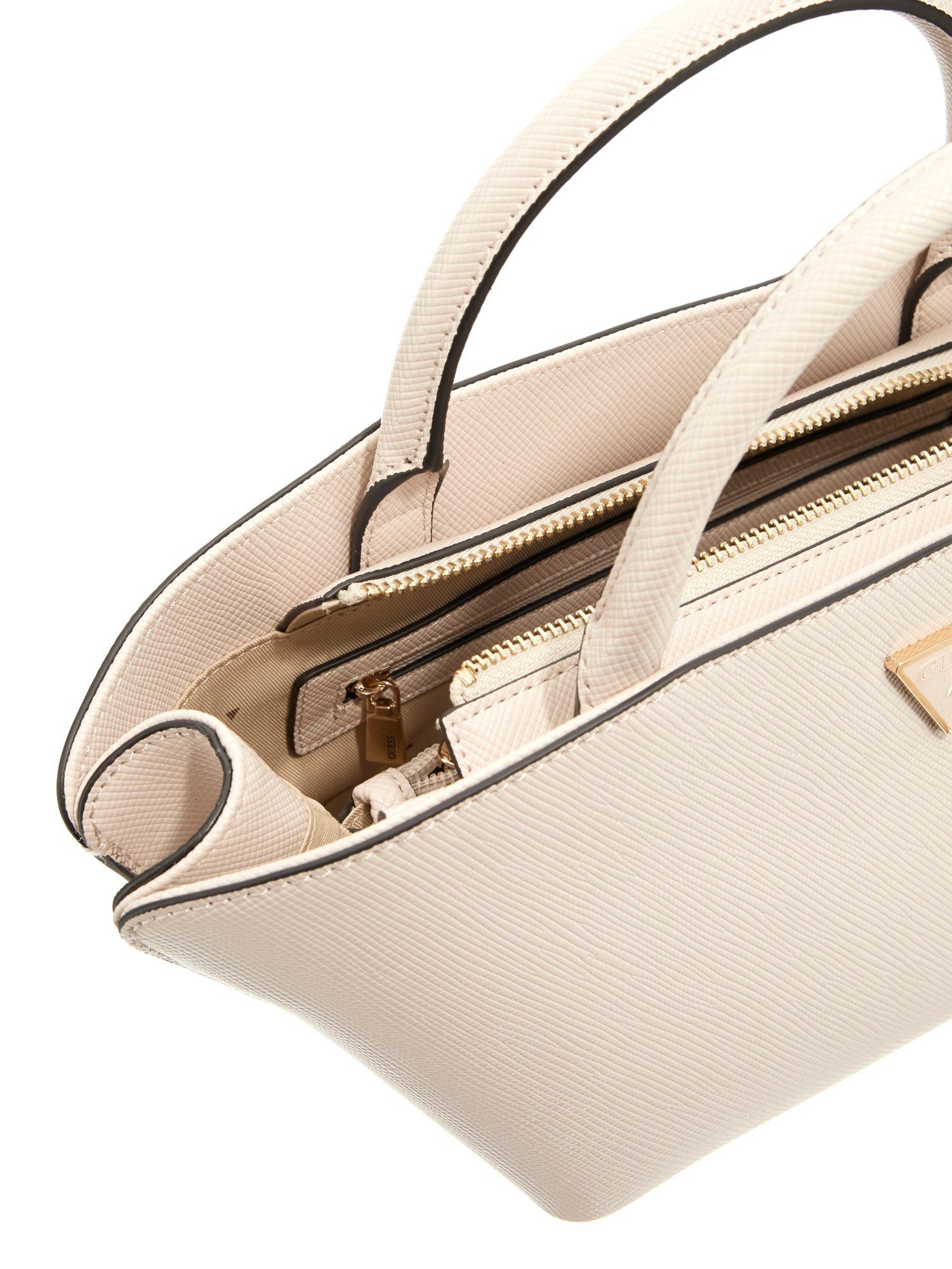 Guess Umhängetasche HWZG9207760 BOLENA MINI SATCHEL Woman Schultertasche (Stück, 1), Logoschriftzug