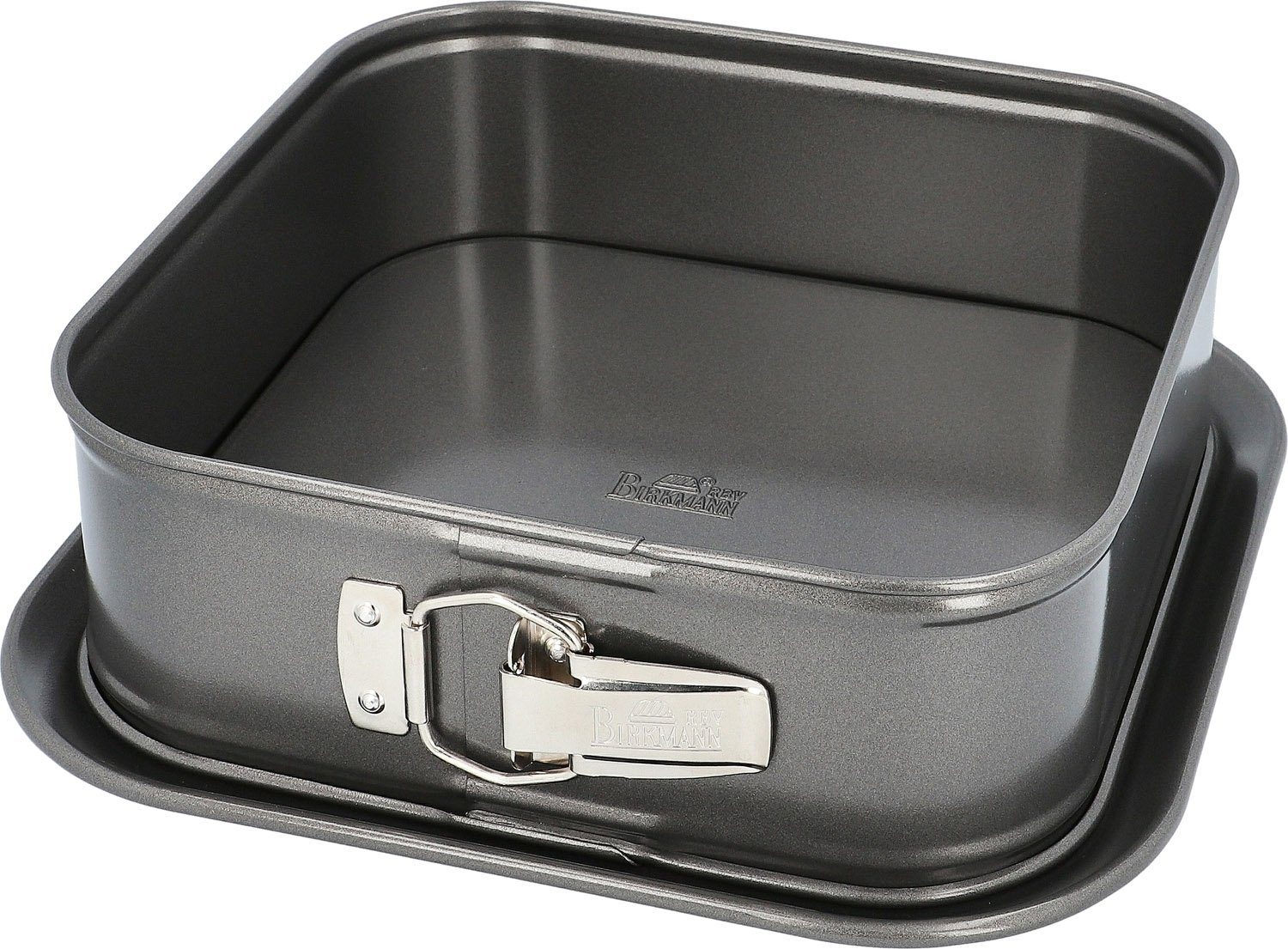 Birkmann Springform EASY BAKING, Ø 24 cm, Anthrazit, Karbonstahl, (1-tlg), antihaftbeschichtet
