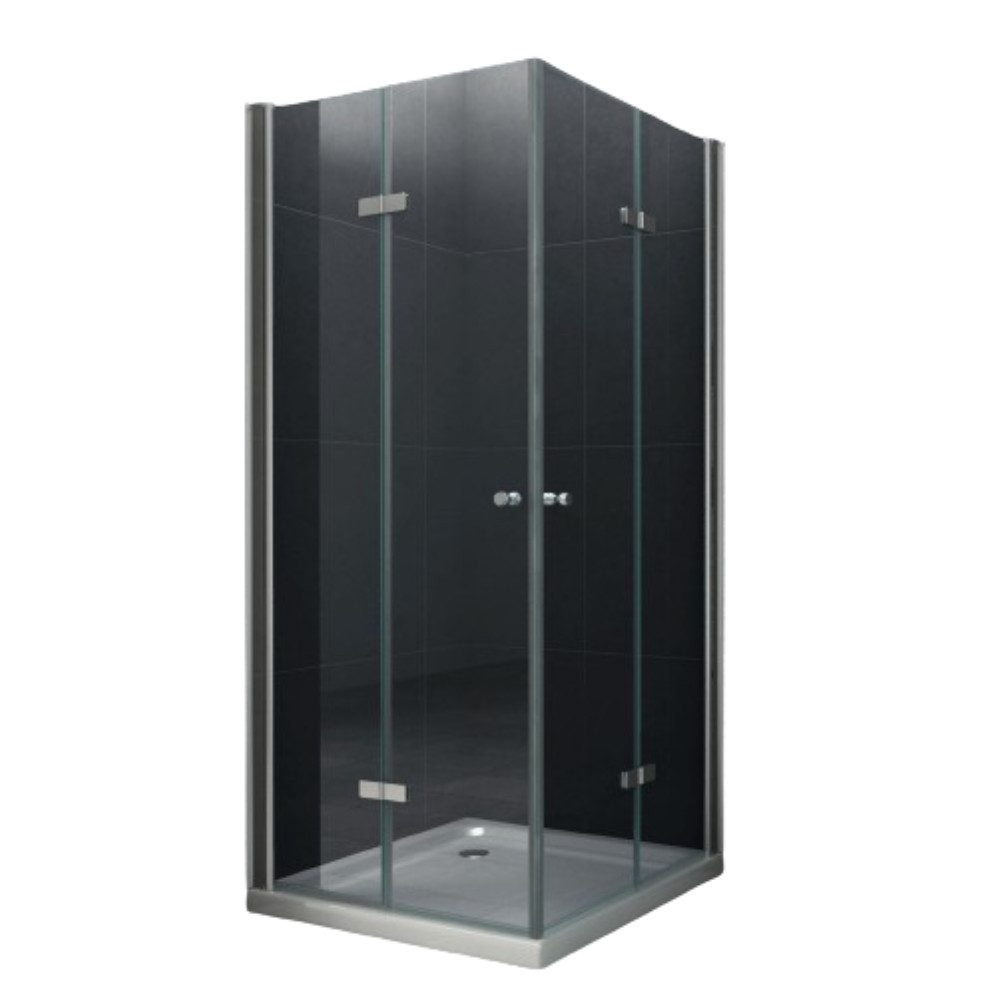 Eckdusche VIGO Duschkabine Dusche Duschwand Duschabtrennung Duschtür Glas ESG
