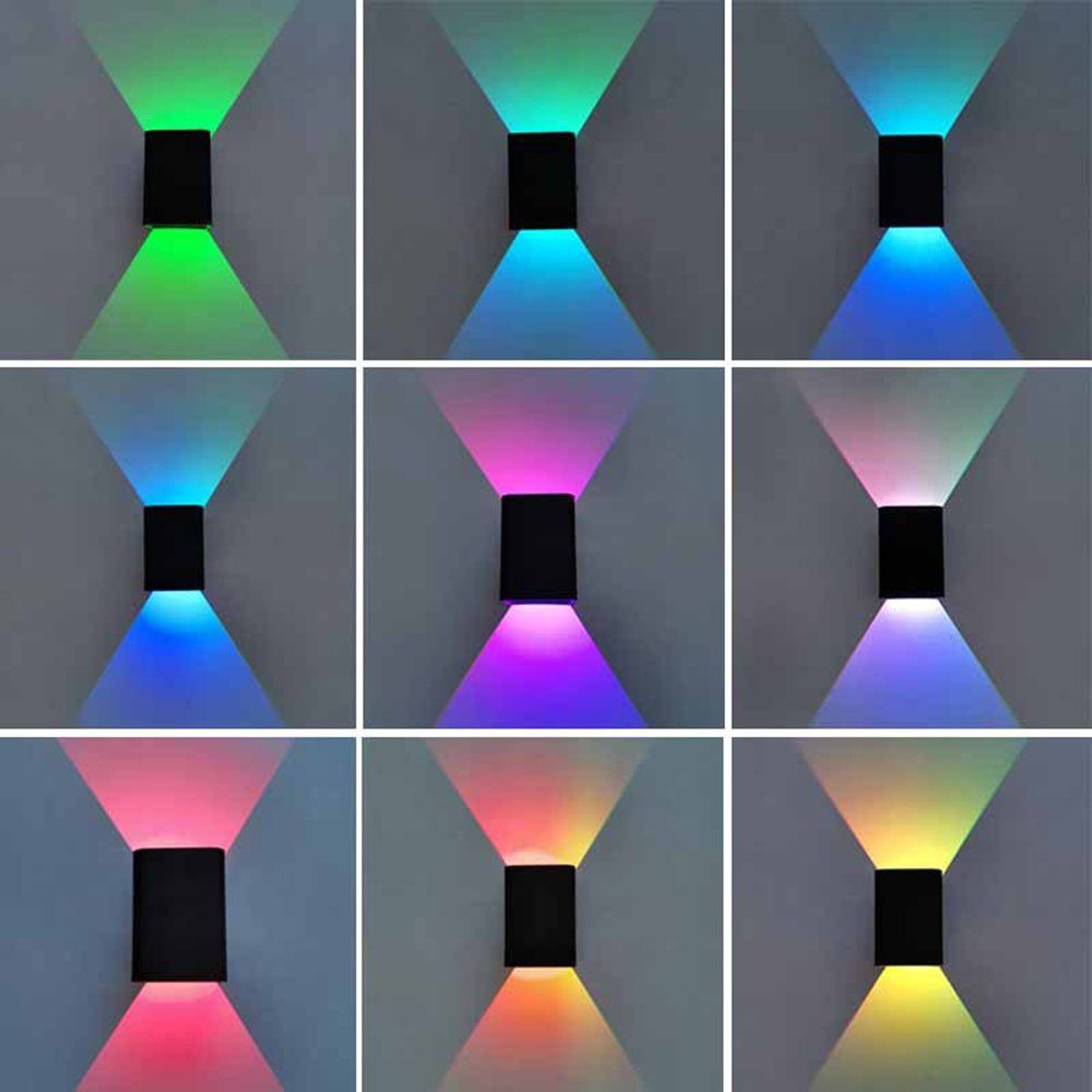 Rosnek LED Wandleuchte 5W, Up Down Wandleuchte, für Wohnzimmer Schlafzimmer, festverdrahtet, Flur Wintergarten Deko