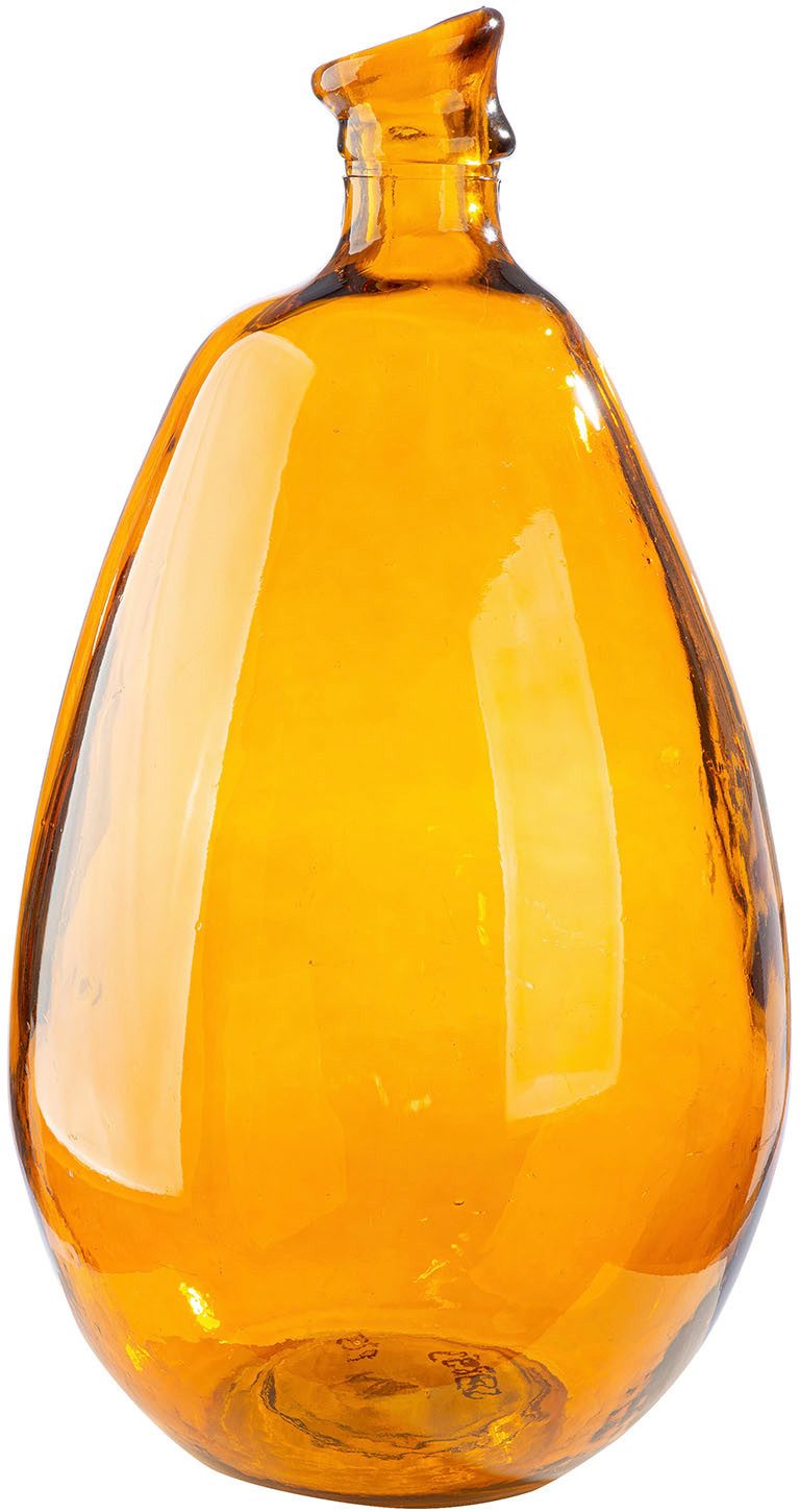 Tischvase Vase bauchig; organisch Organical braun H. 47 cm