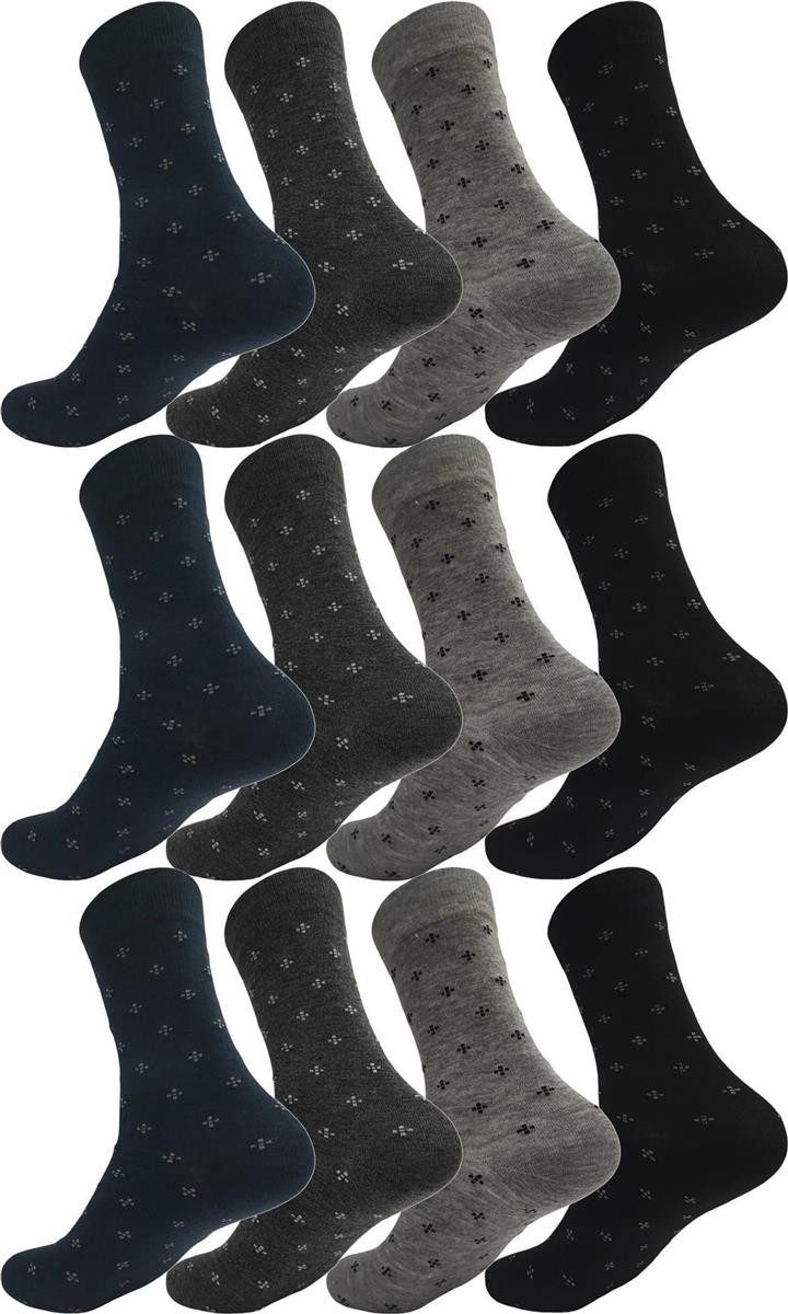 EloModa Basicsocken 12 Paar Herren Socken günstig online kaufen