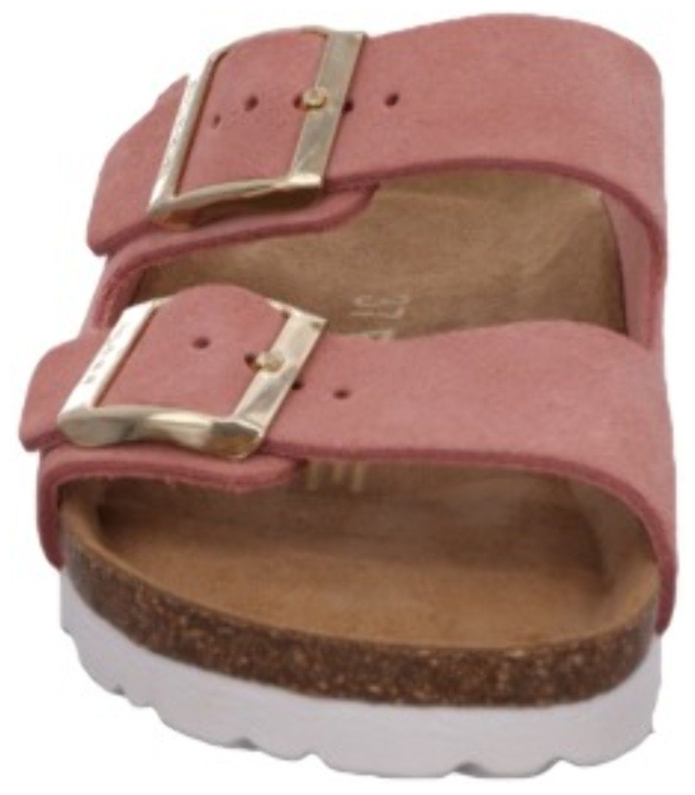 Rohde Hausschuhe Veloursleder Pantolette Rosa